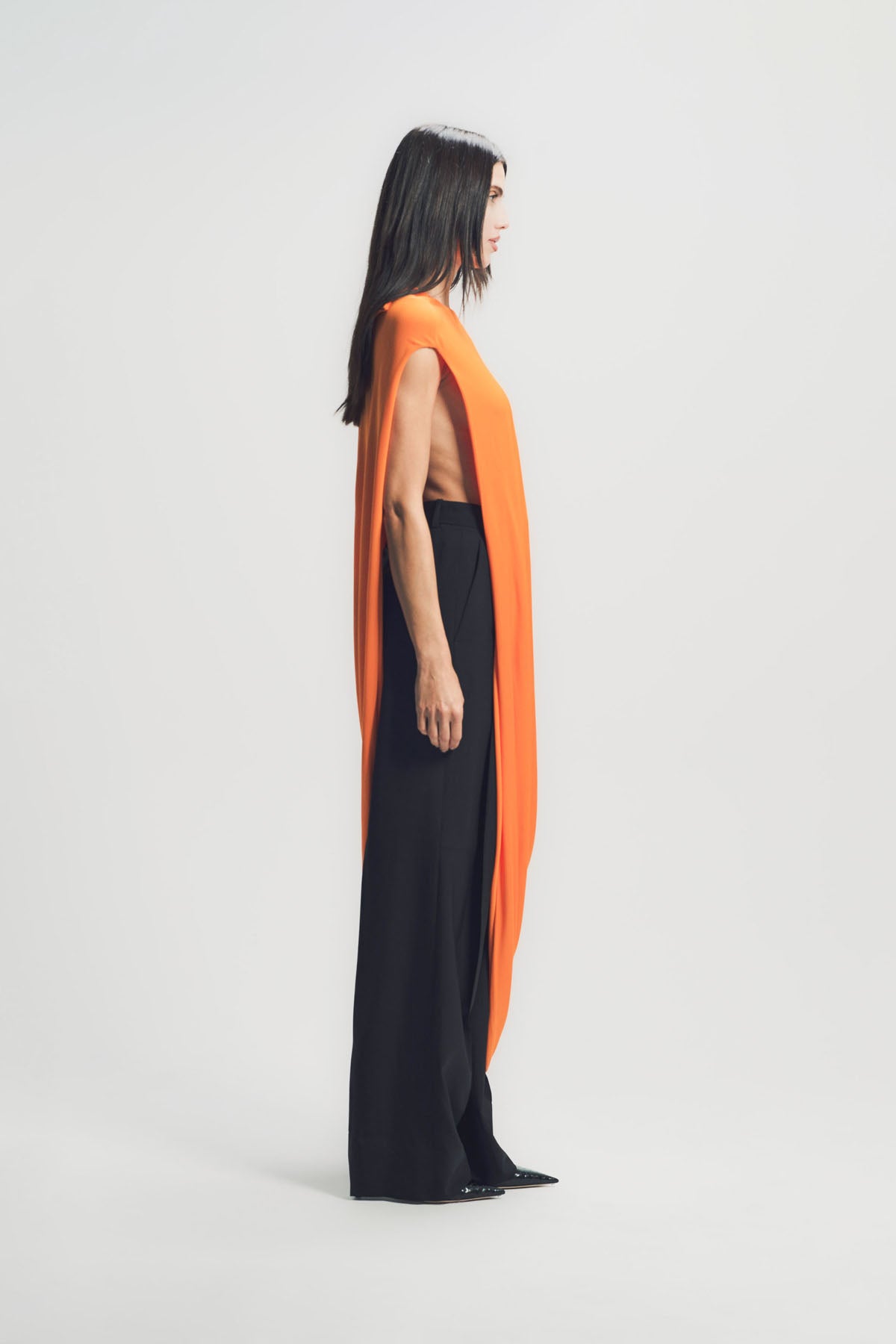 TOM FORD | IMPOSSIBLE ASYMMETRIC CAP SLEEVE TOP