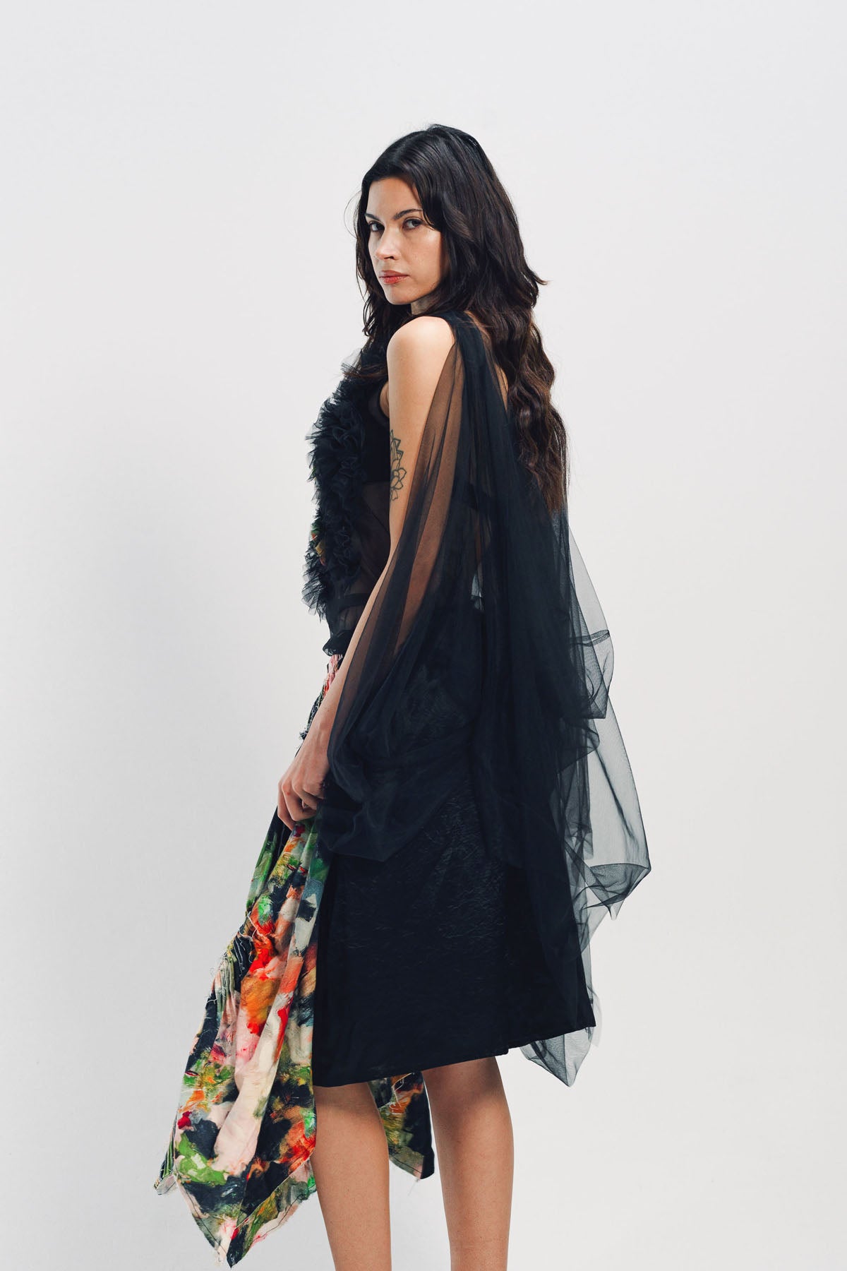 carolineqiqi caroline hu チュール　トップス Caroline hu チュール トップス 美品の通販 by Luna's shop｜ラクマ