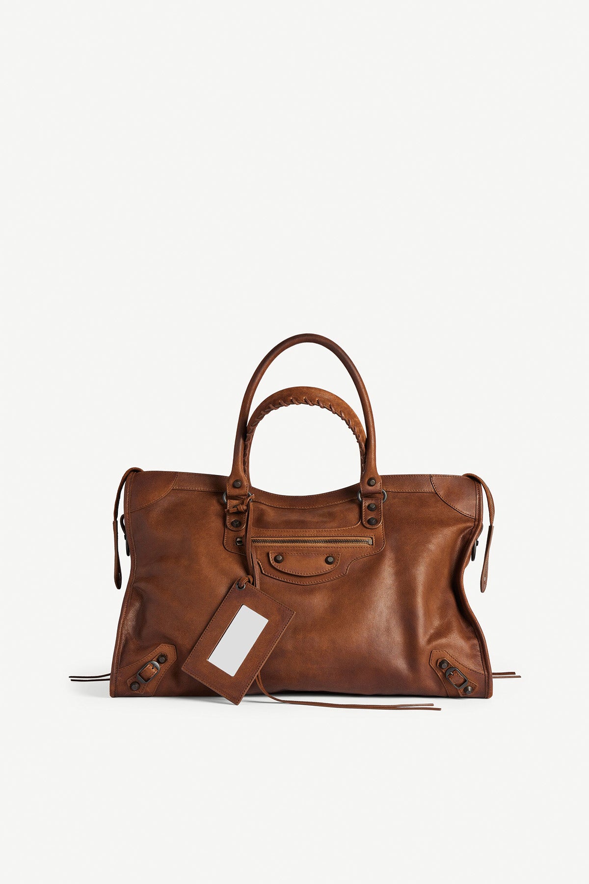 Balenciaga | Men's Le City Bag Large in Caramel
