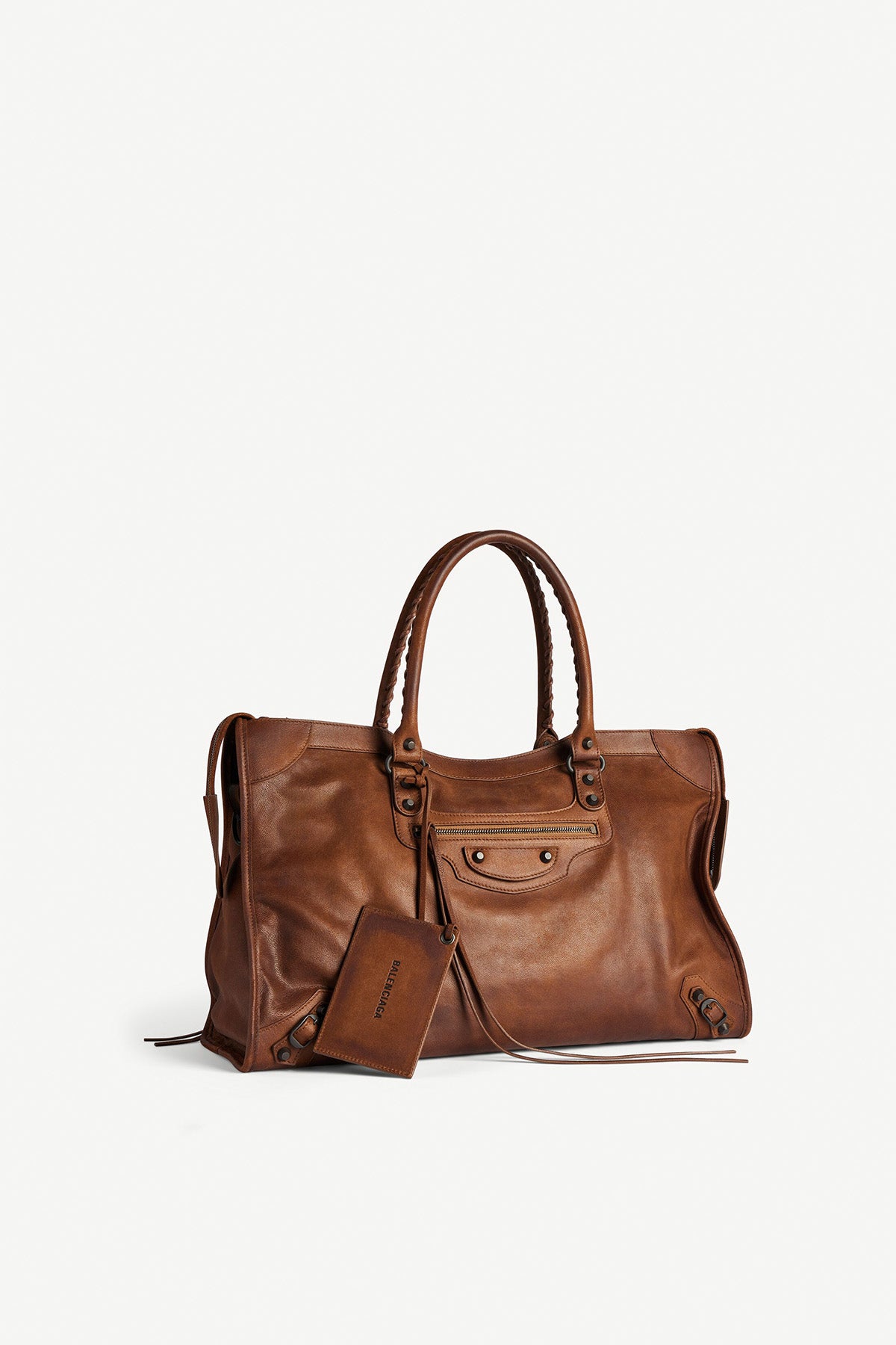 Balenciaga | Men's Le City Bag Large in Caramel