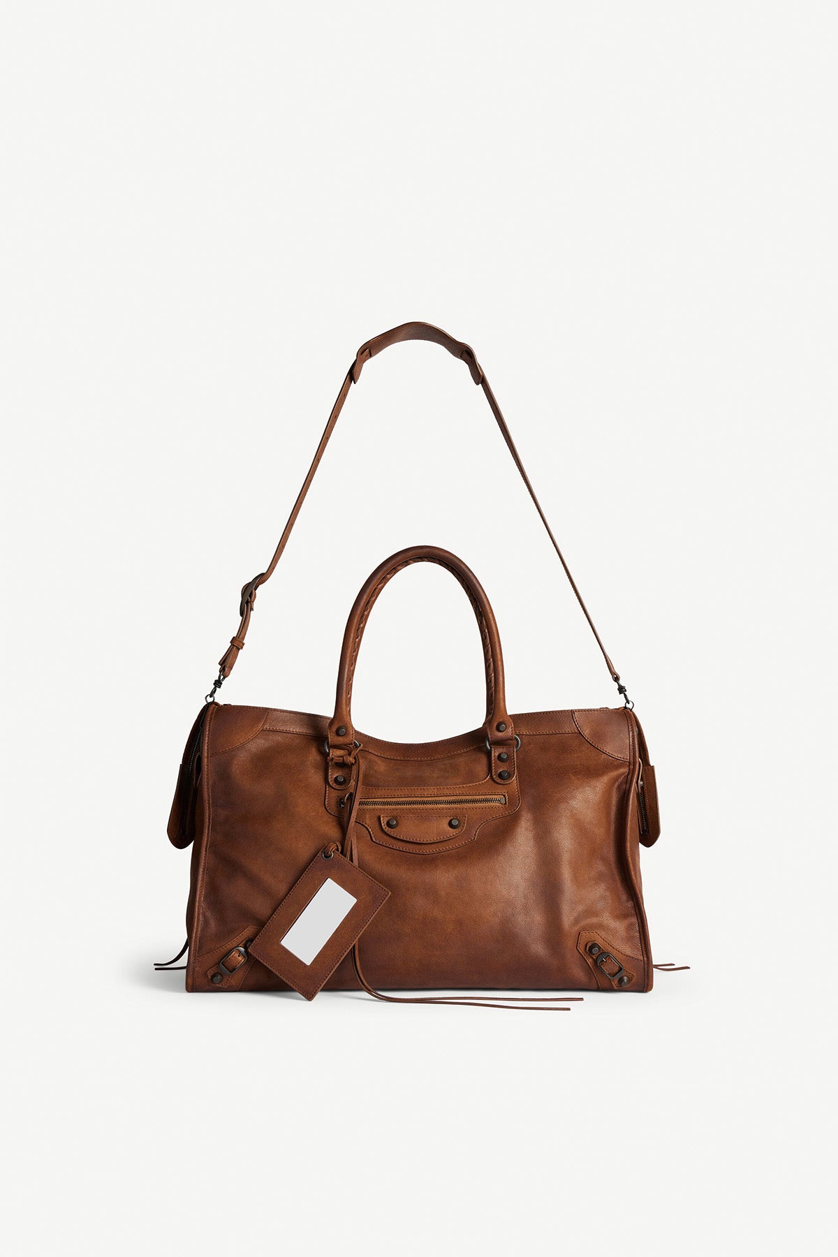 Balenciaga | Men's Le City Bag Large in Caramel