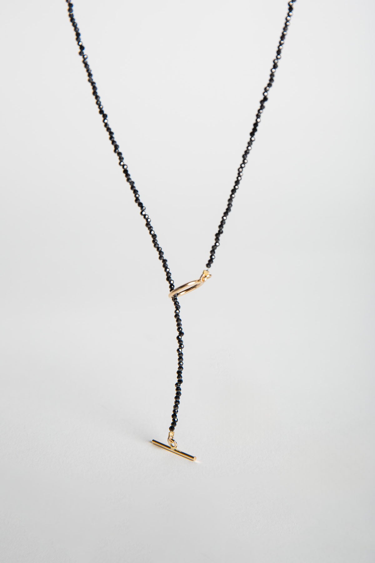JOANNE FISKE | SMALL BLACK DIAMOND STRAND NECKLACE