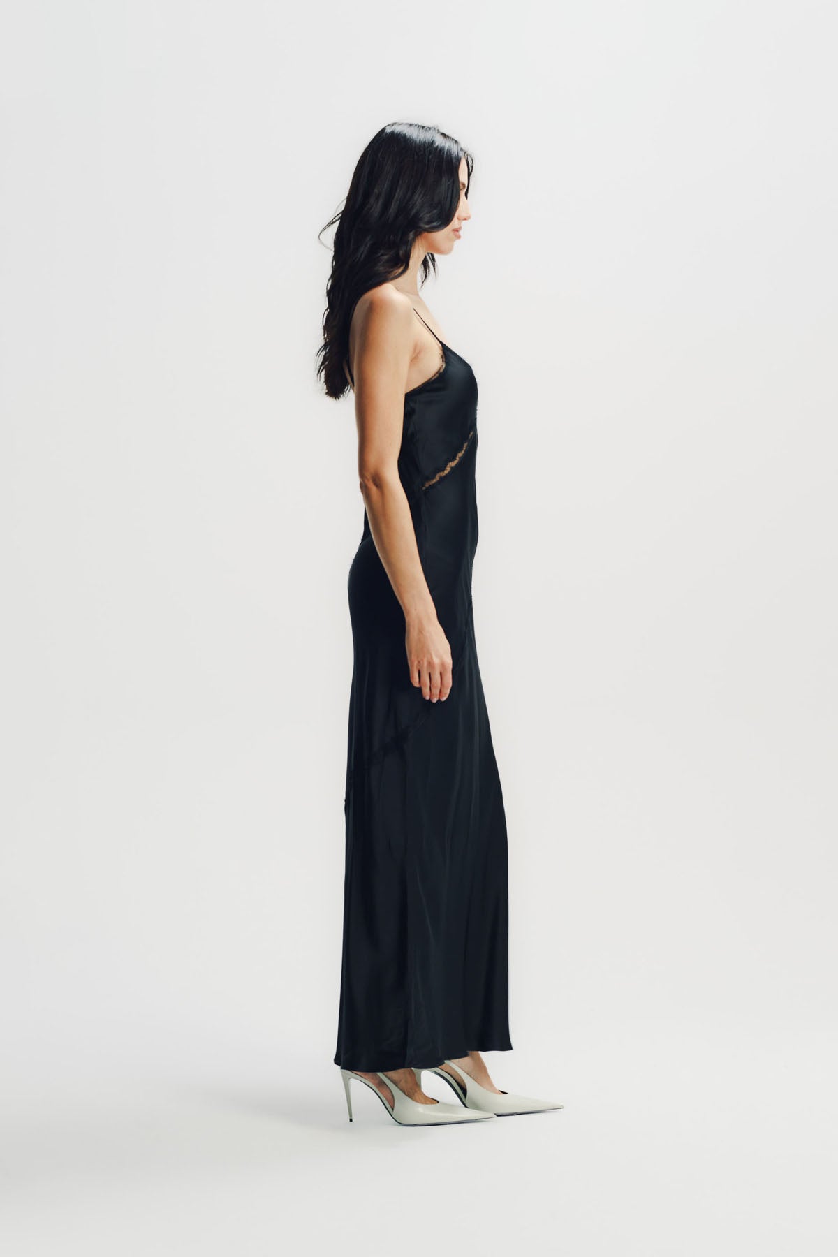 Sablyn | Cece Lace Inset Silk Cami Dress