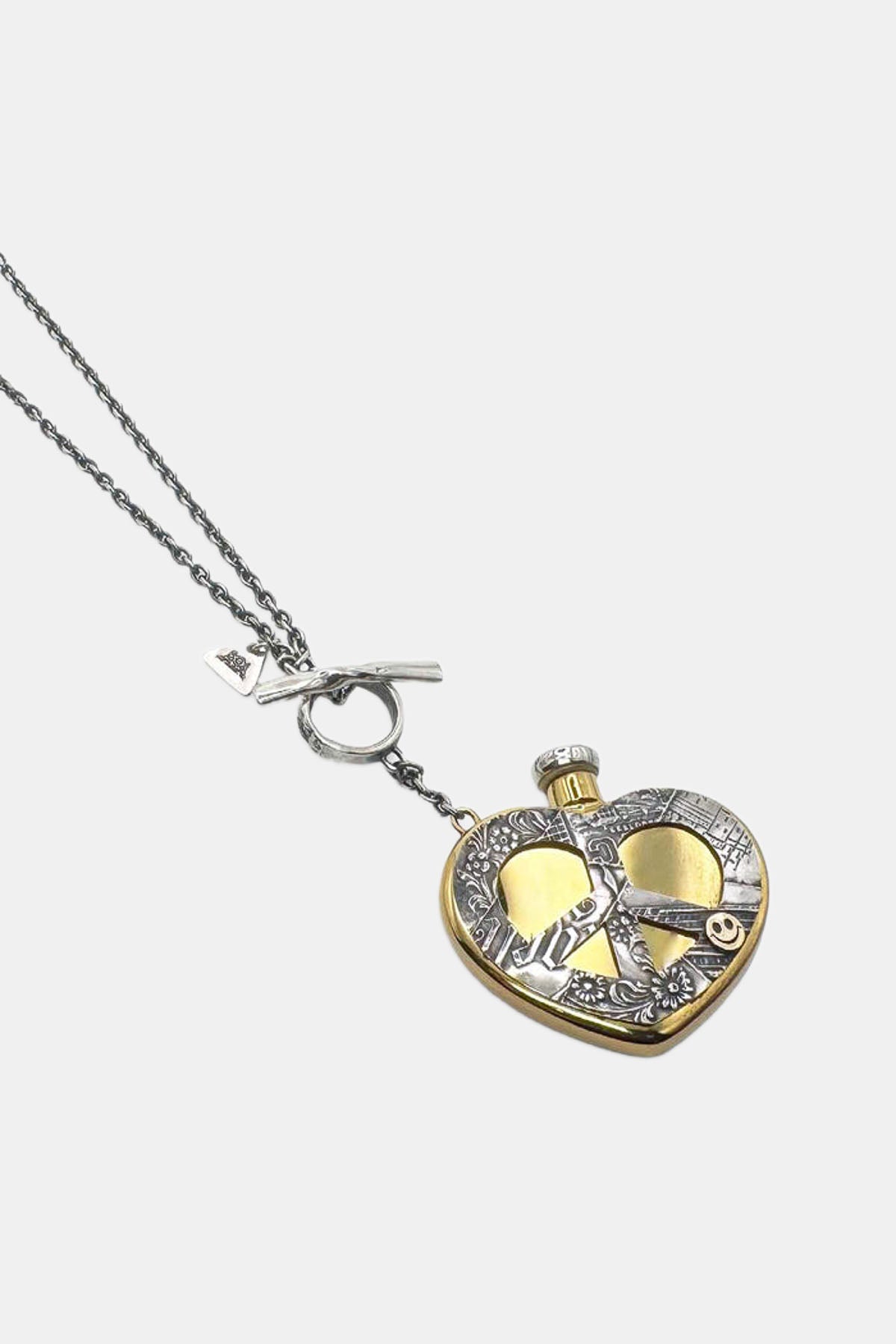BLIND MAN TOGS | HEART PERFUME BOTTLE NECKLACE