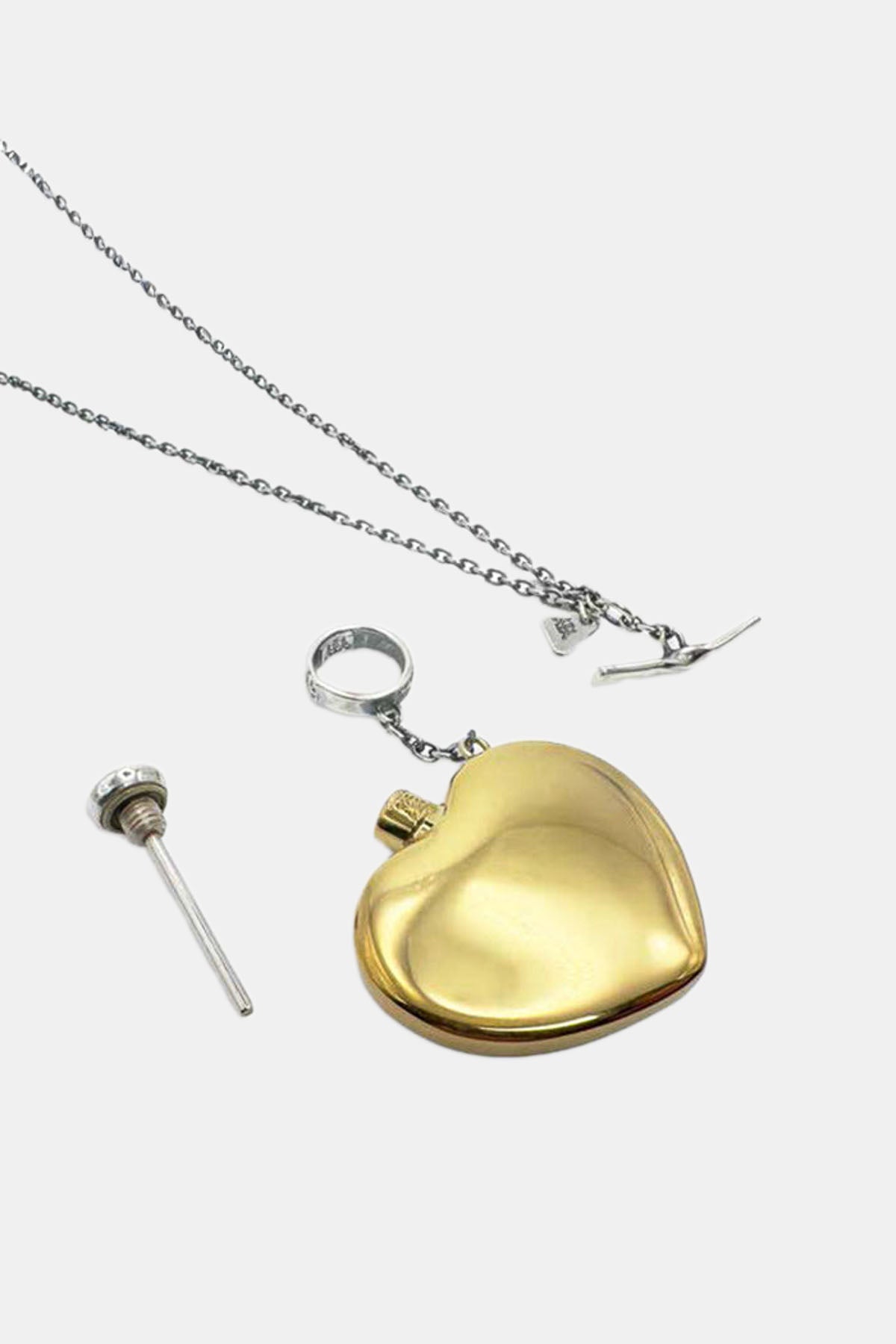 BLIND MAN TOGS | HEART PERFUME BOTTLE NECKLACE