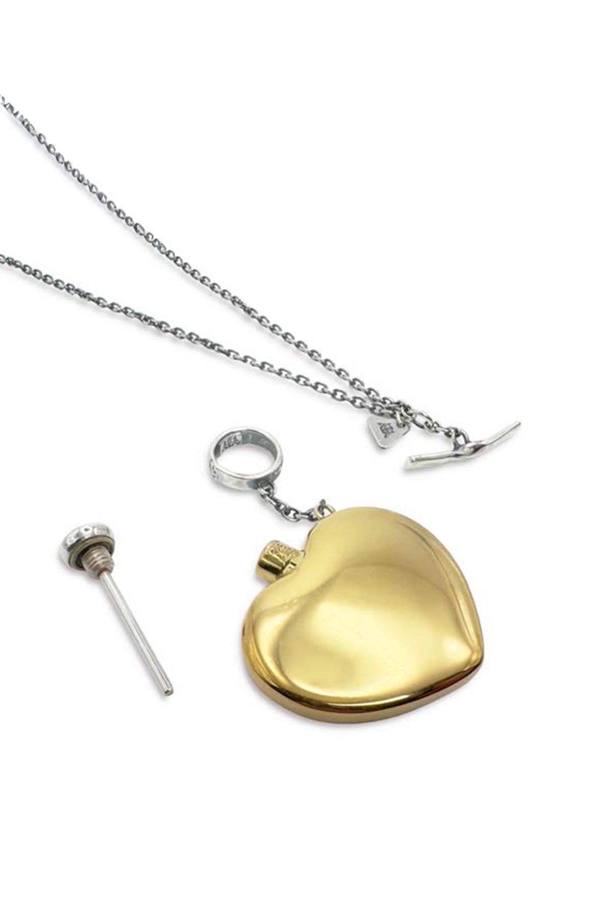 BLIND MAN TOGS | HEART PERFUME BOTTLE NECKLACE