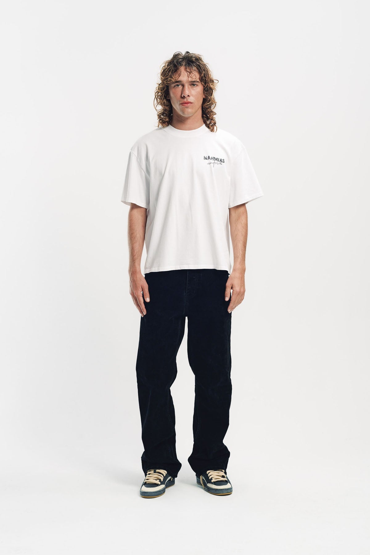 NAHMIAS | WHITE MAXFIELD CRAFT SUPPLIER T-SHIRT