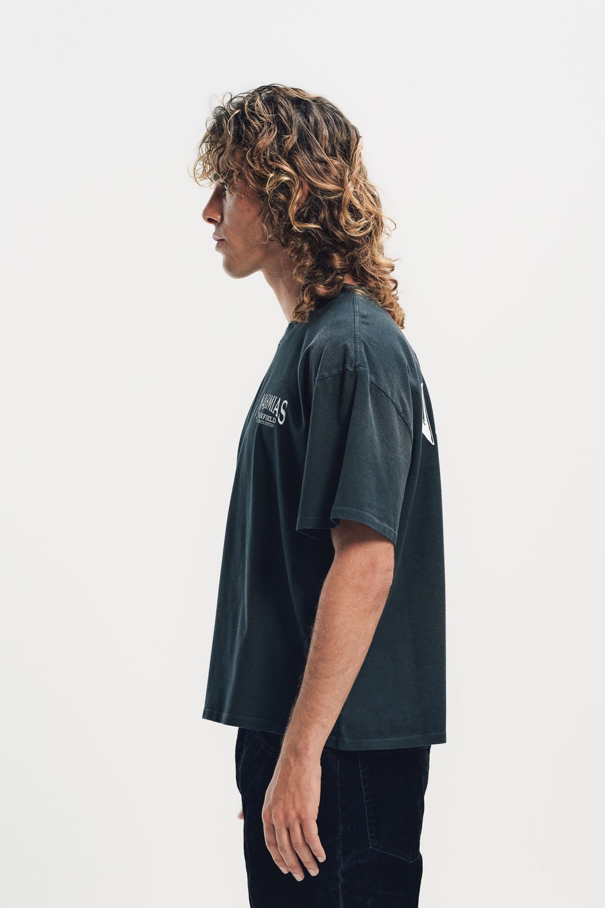 NAHMIAS | BLACK MAXFIELD CRAFT SUPPLIER T-SHIRT