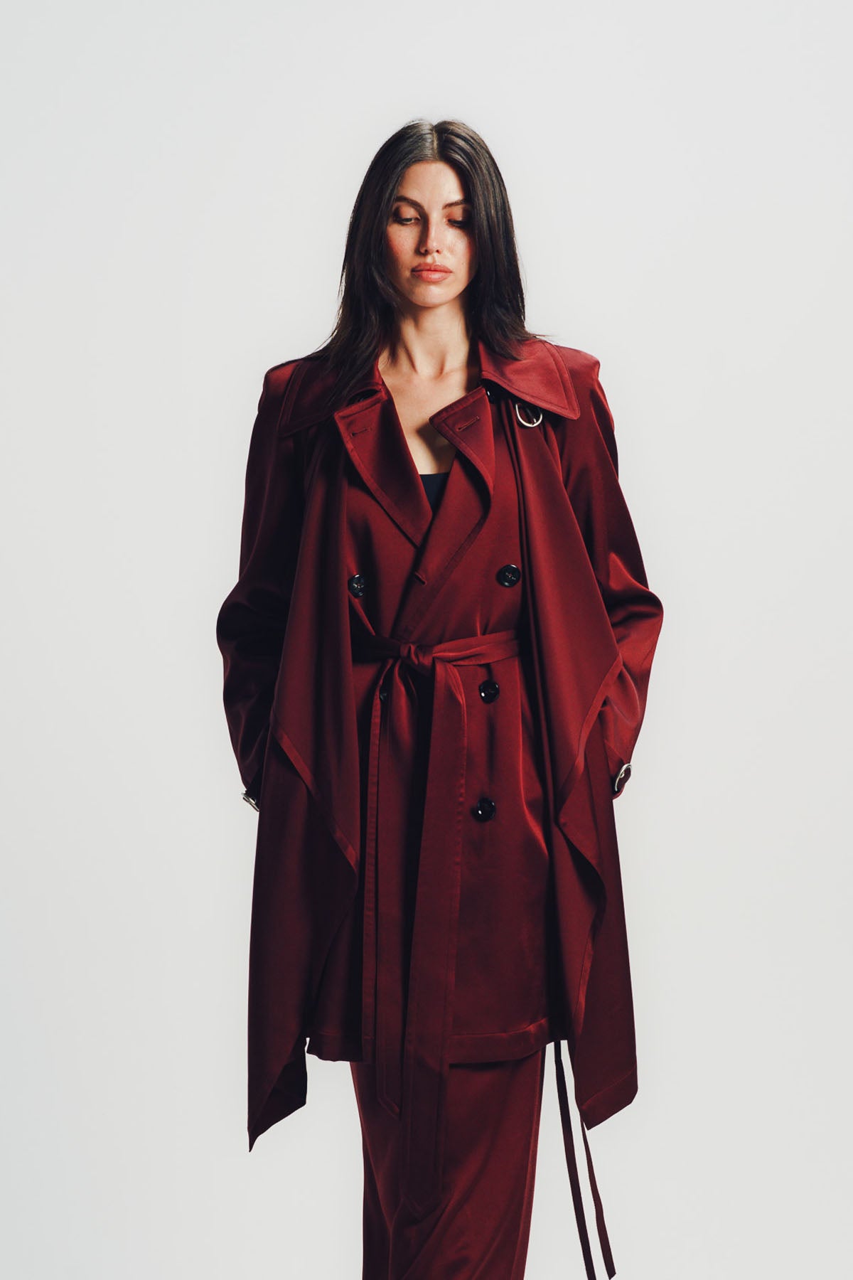 Ann Demeulemeester | Reppa Draped Trench Coat