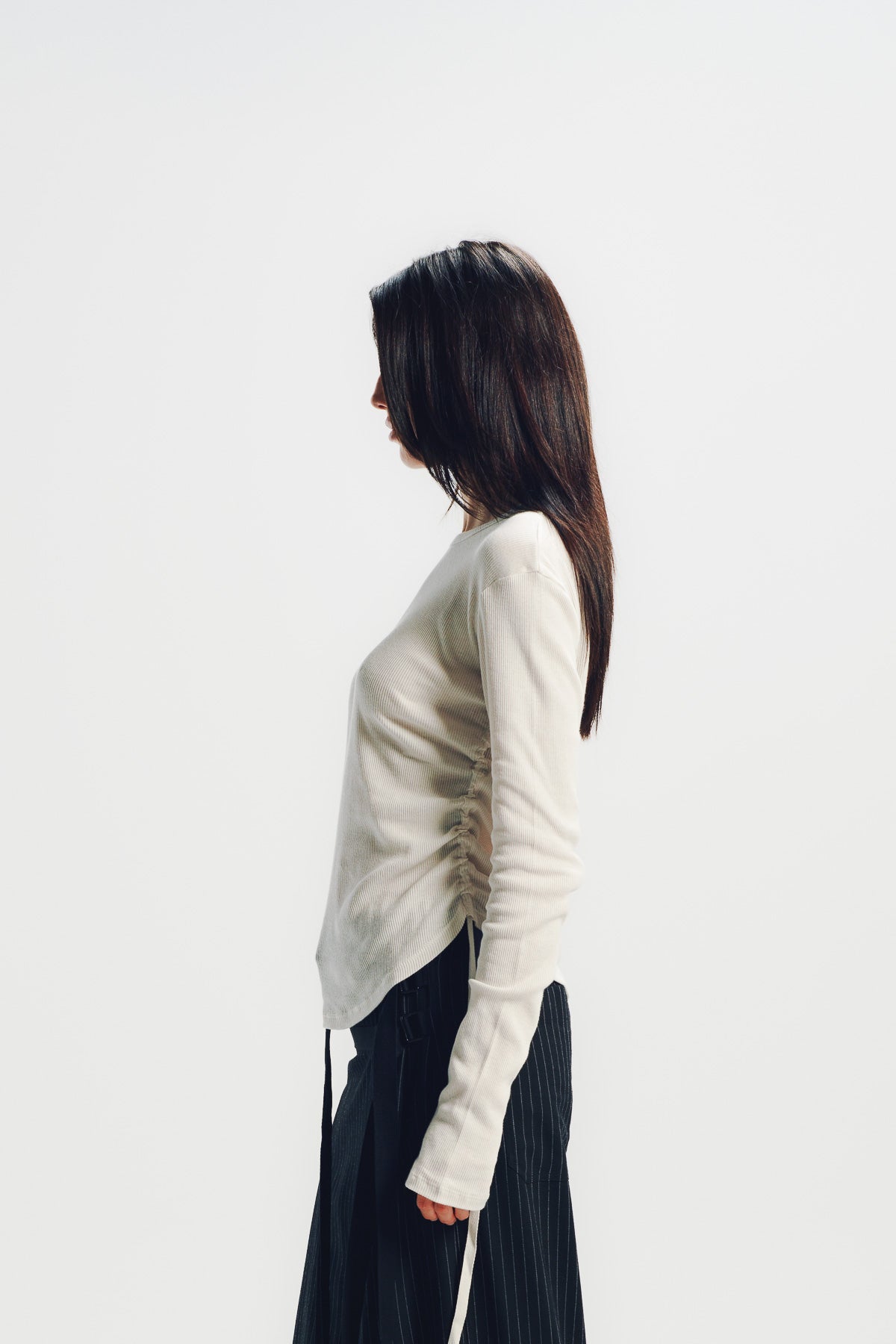 Ann Demeulemeester | Dot Wrinkled Cropped Top