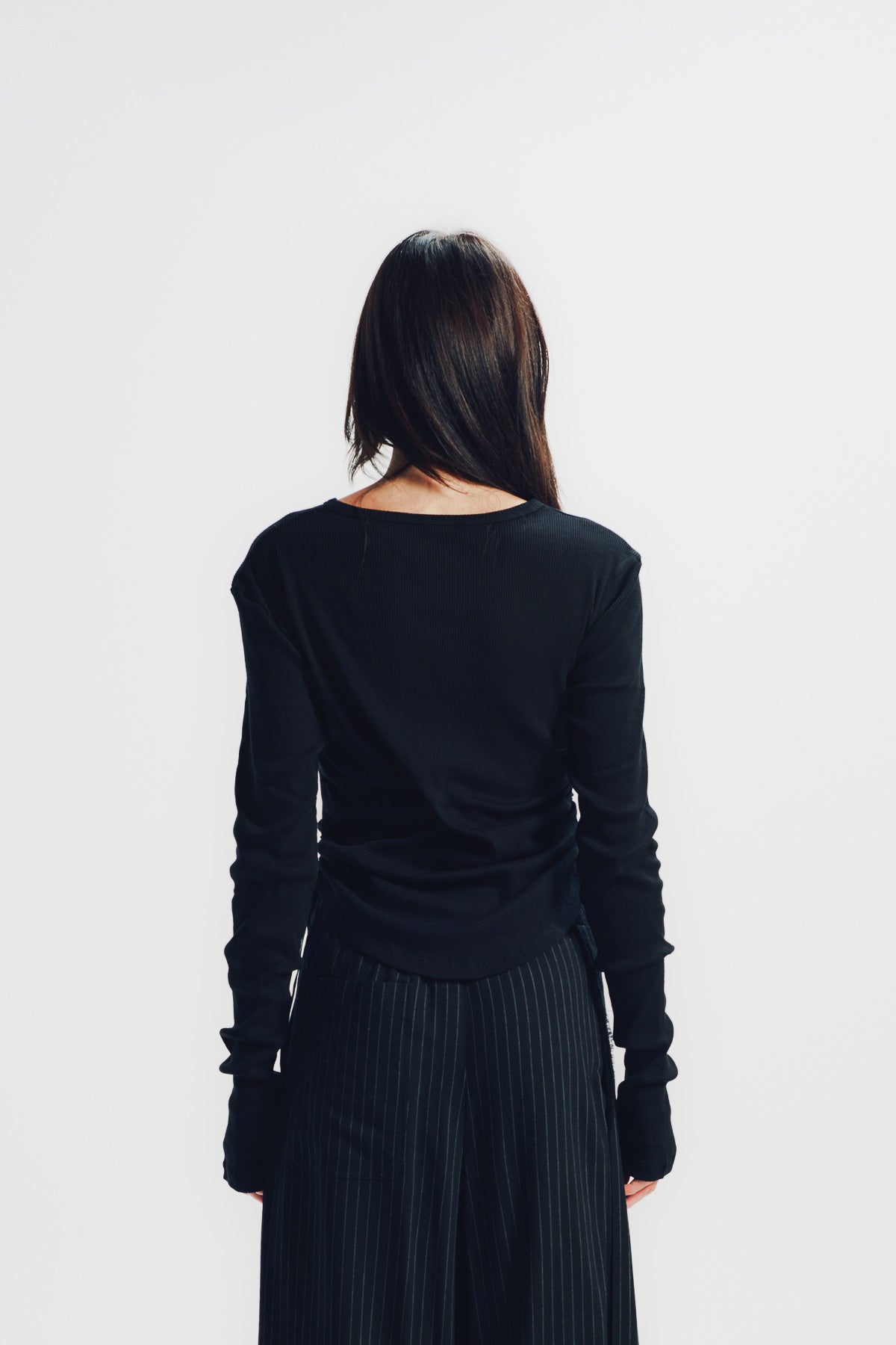 Ann Demeulemeester | Dot Wrinkled Cropped Top