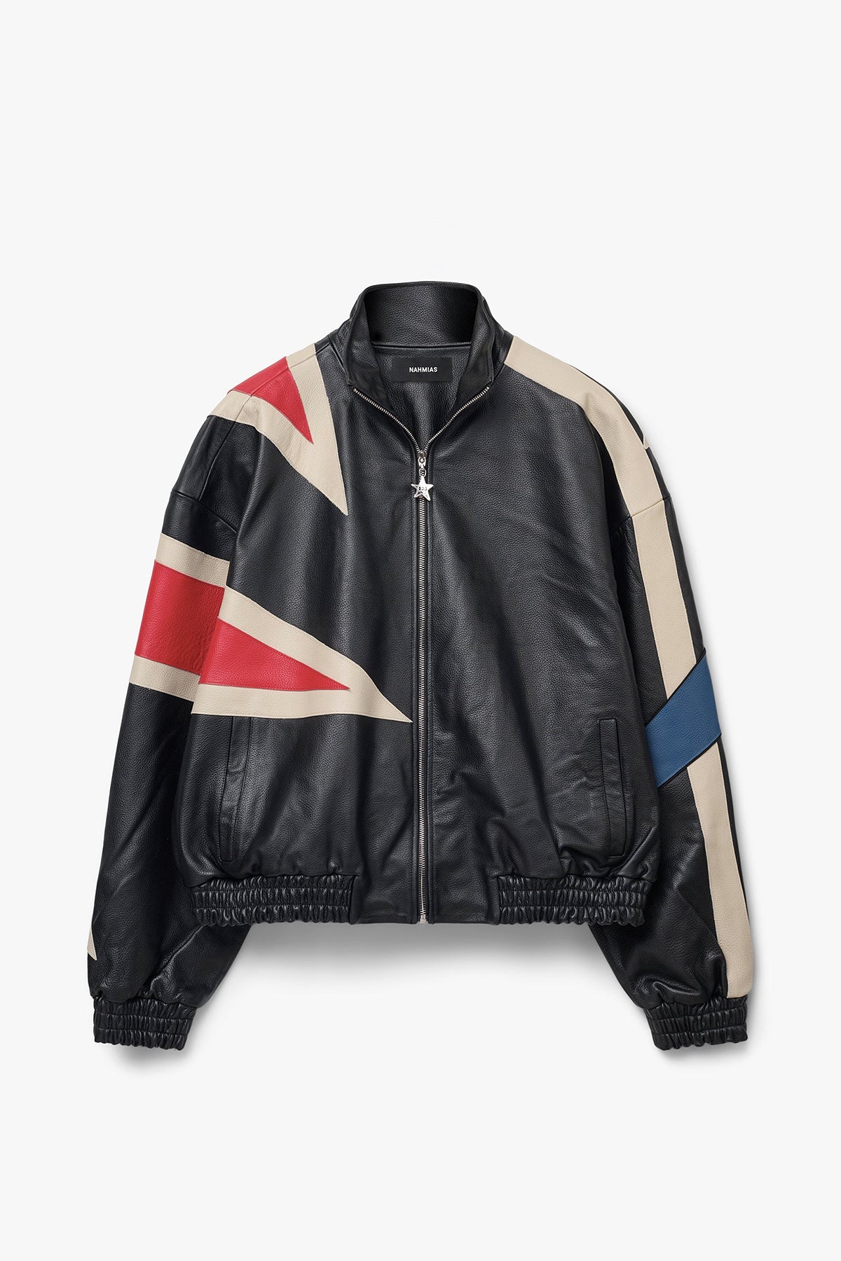 NAHMIAS | Leather MVP Bomber Jacket