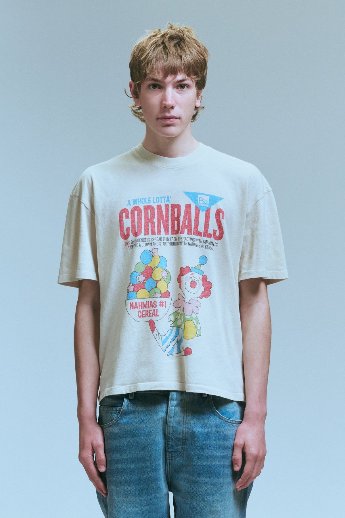 NAHMIAS | CORNBALL BOXY T-SHIRT