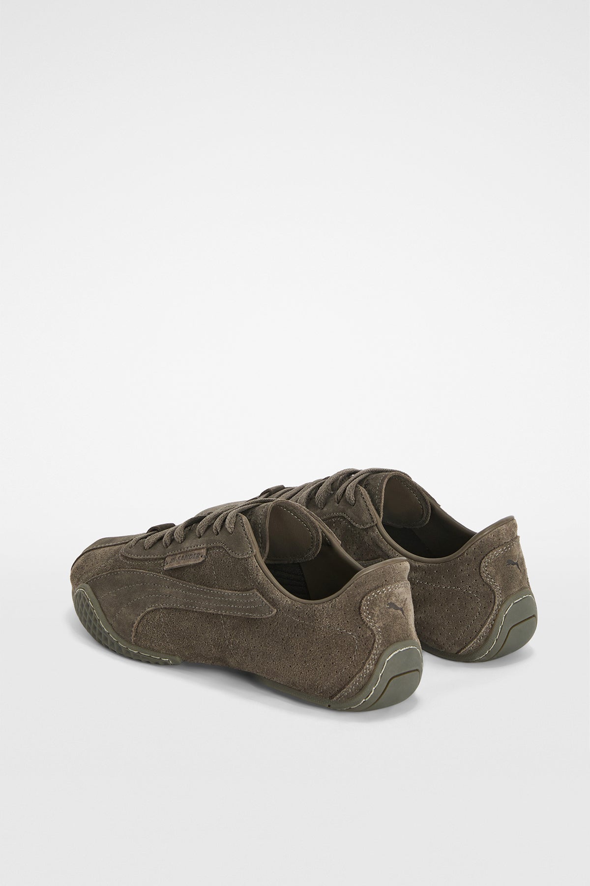 PUMA X JIL SANDER | MATTE BRONZE K-STREET SUEDE SNEAKERS
