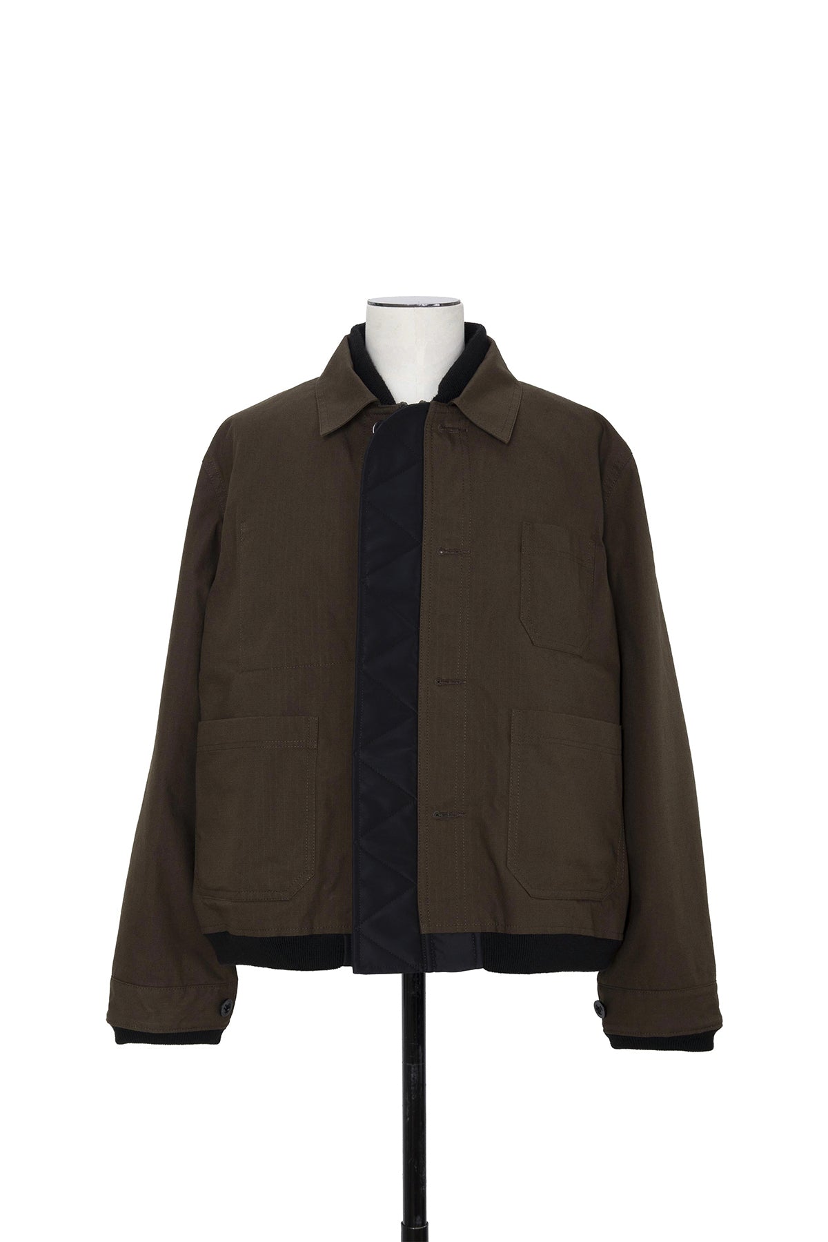SACAI | DENIM WOOL MELTON JACKET
