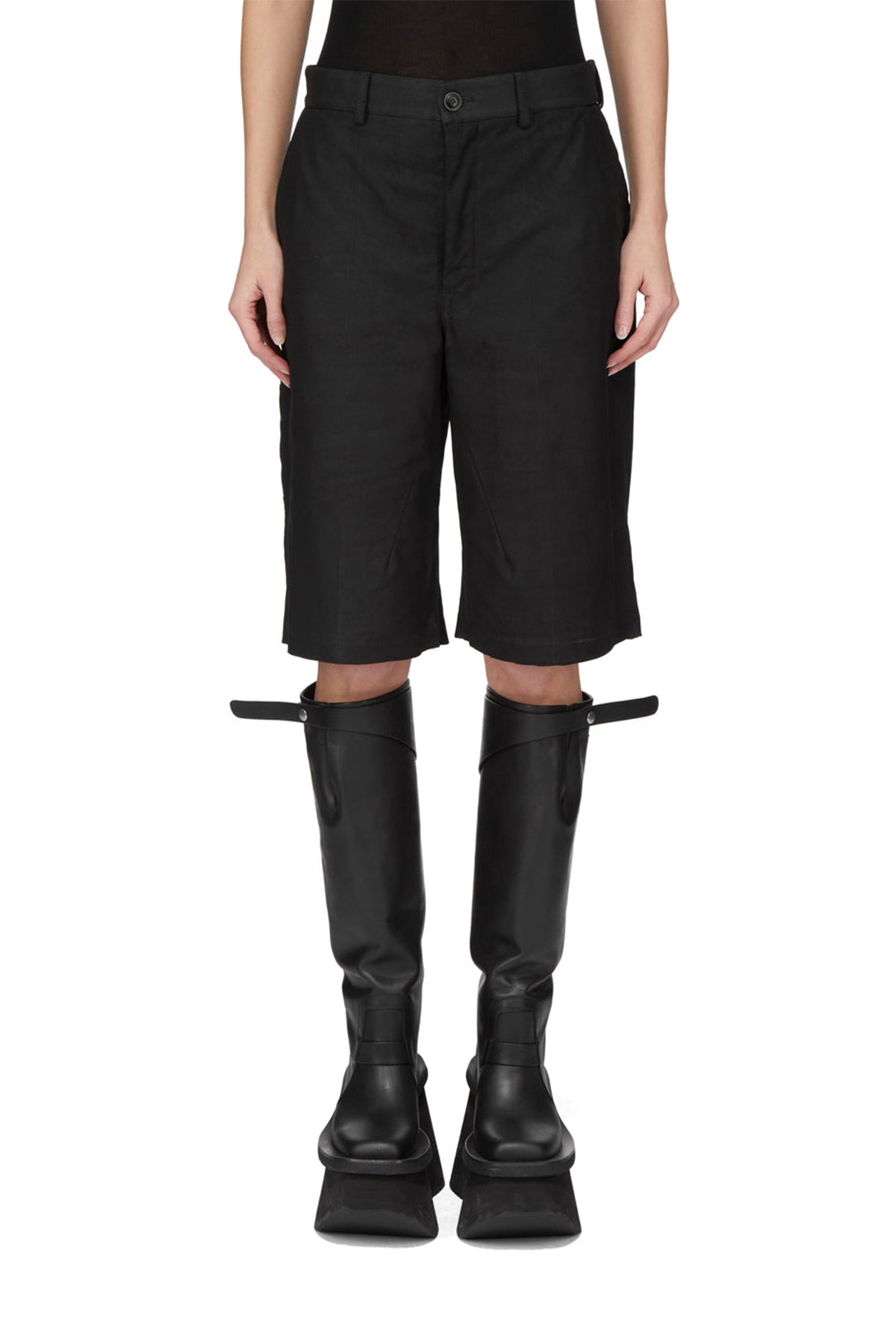 RICK OWENS | BELA POD PLAID SHORTS