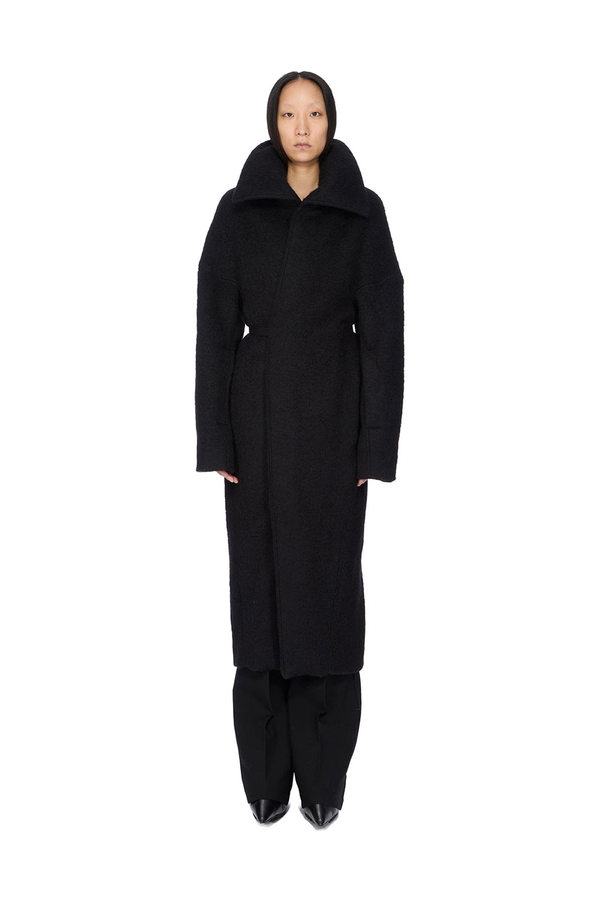 Rick Owens | Dracucollar Belted Coat