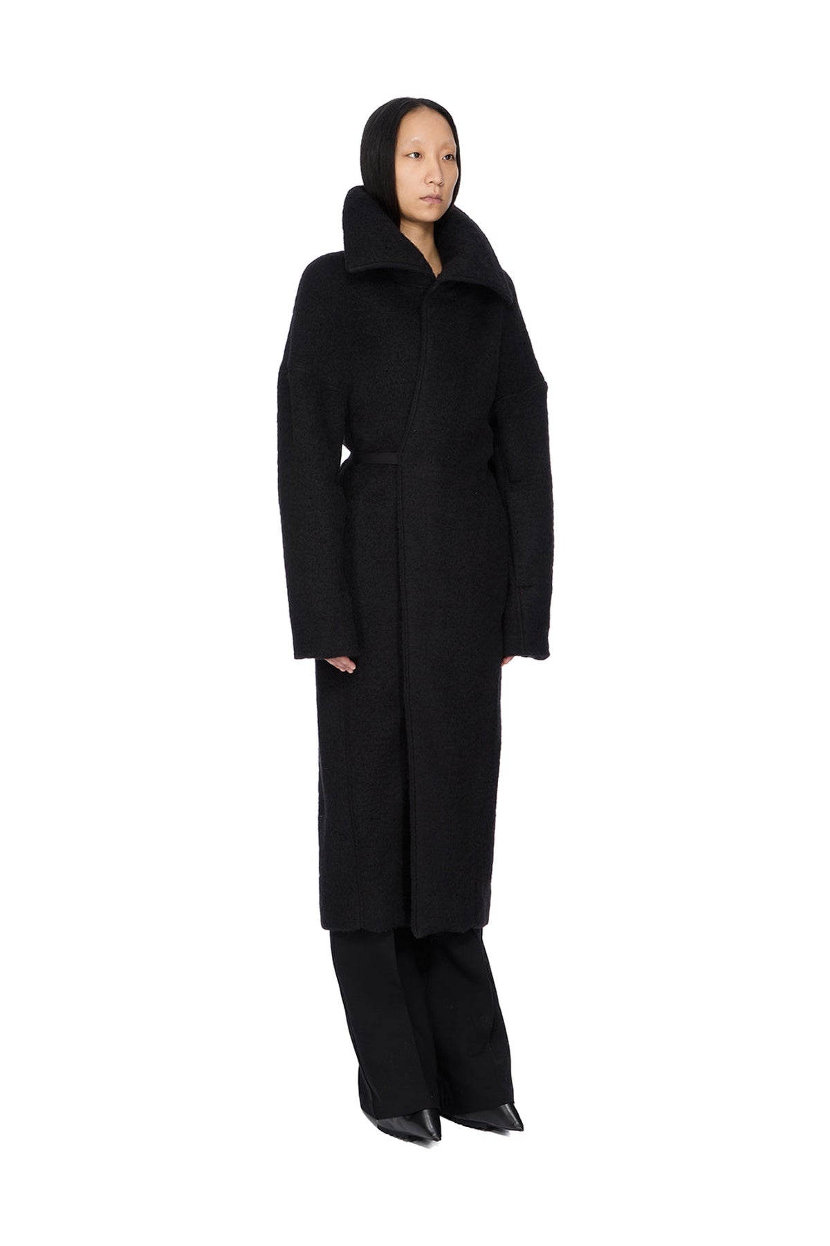 Rick Owens | Dracucollar Belted Coat