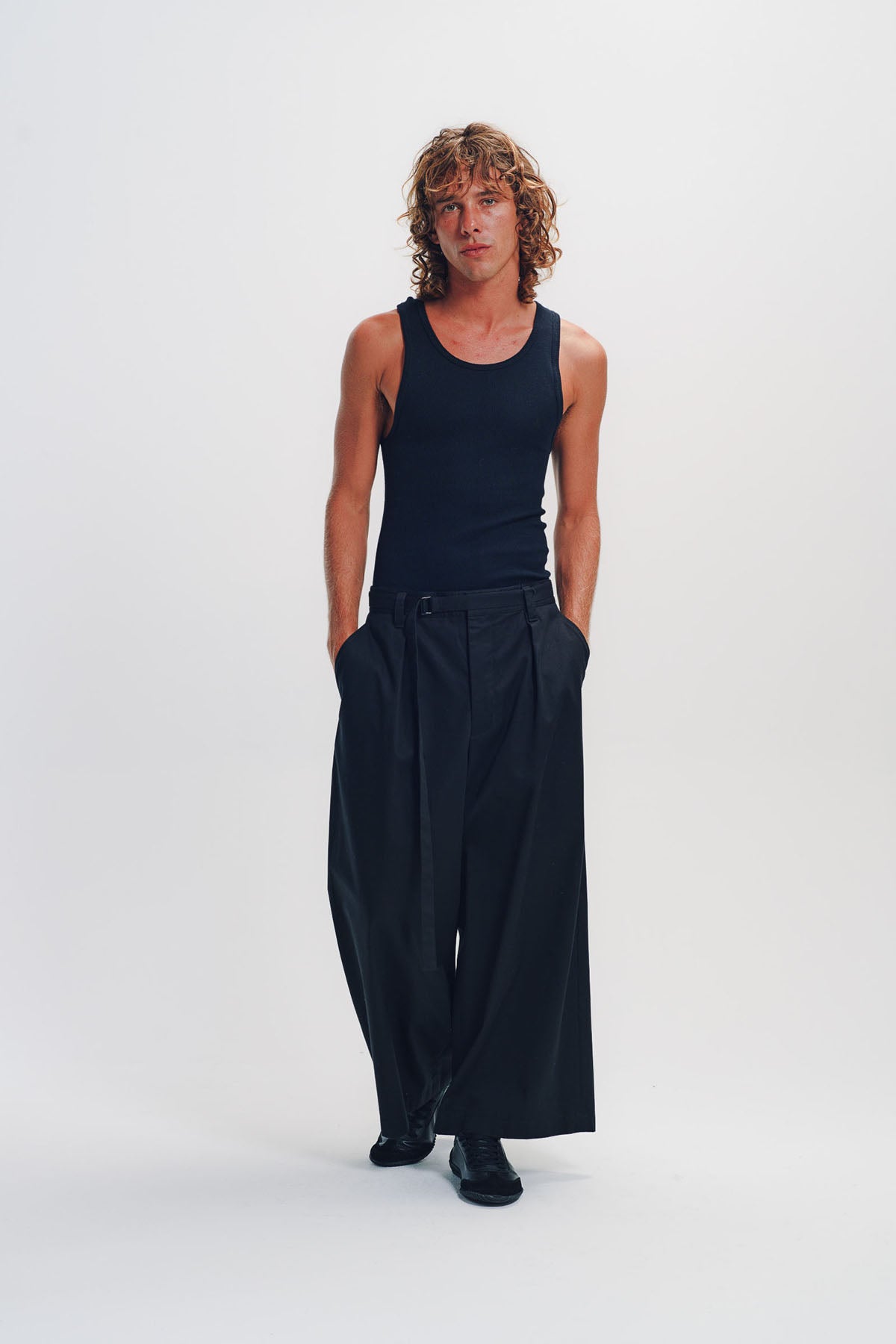 ANN DEMEULEMEESTER | Jorge Wide Belted Pant
