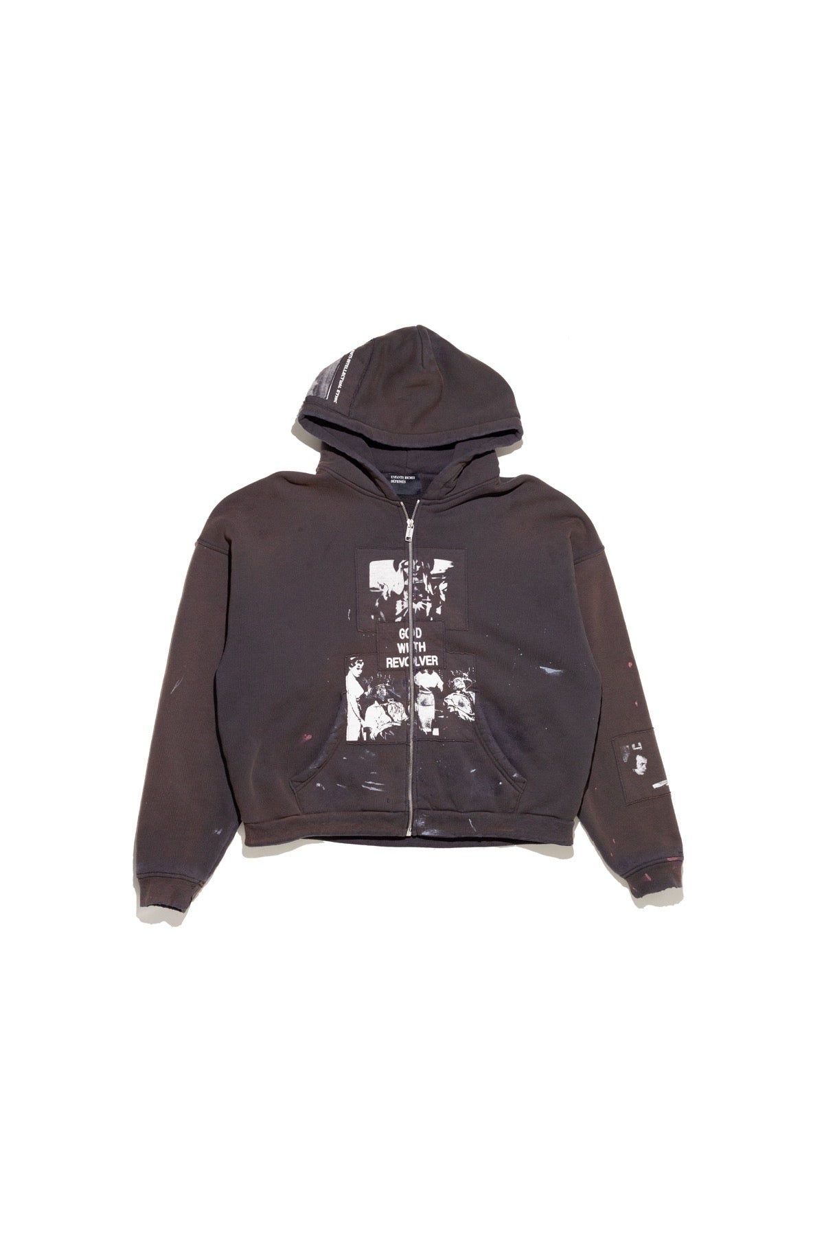 ENFANTS RICHES DÉPRIMÉS | GOD WITH REVOLVER ZIP HOODIE