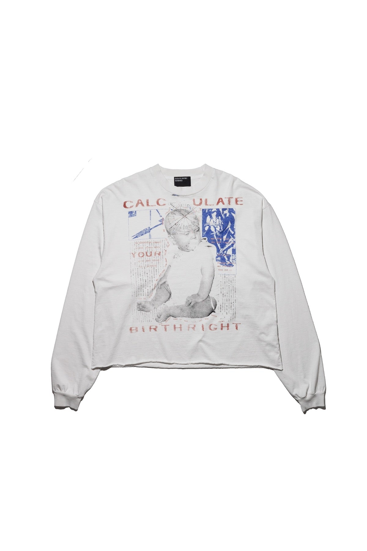 ENFANTS RICHES DÉPRIMÉS | CALCULATE BIRTH LONG SLEEVE T-SHIRT