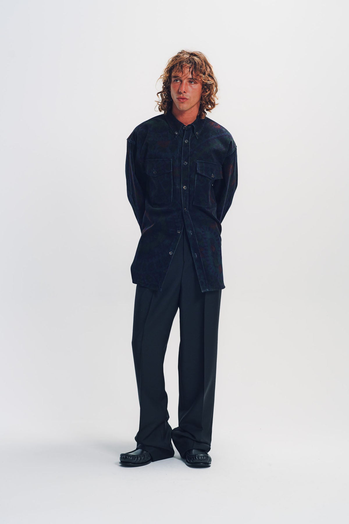 DRIES VAN NOTEN | Loose Corduroy Shirt
