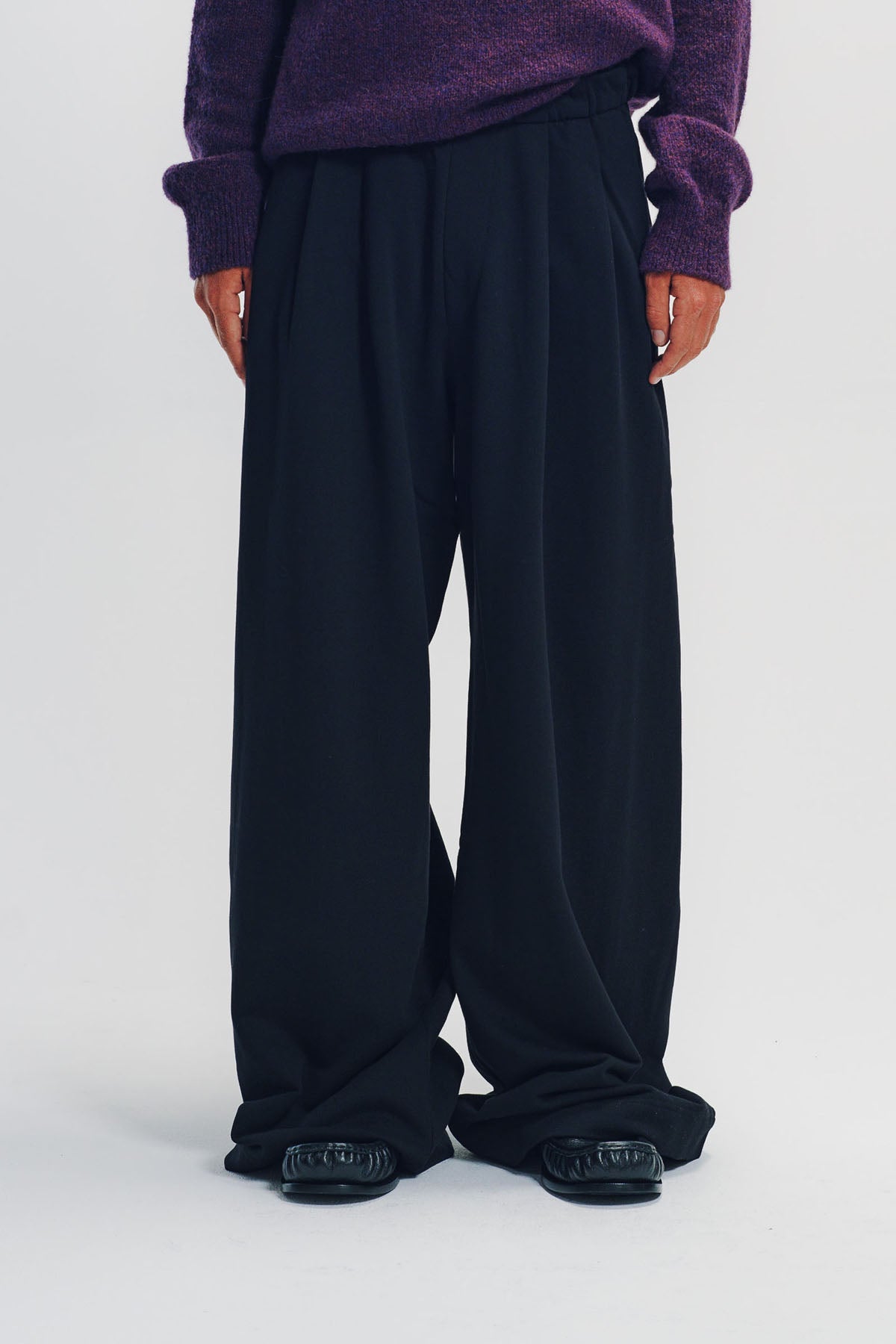 DRIES VAN NOTEN | Pleated Cotton Sweatpants