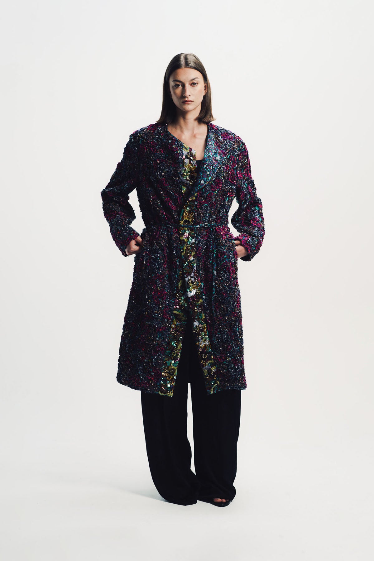 Dries Van Noten | Marbled Coat