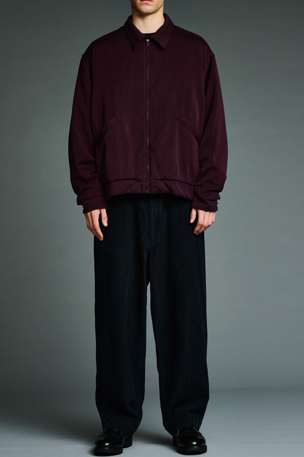 A.presse | Washed Silk Rayon Gabardine Jacket