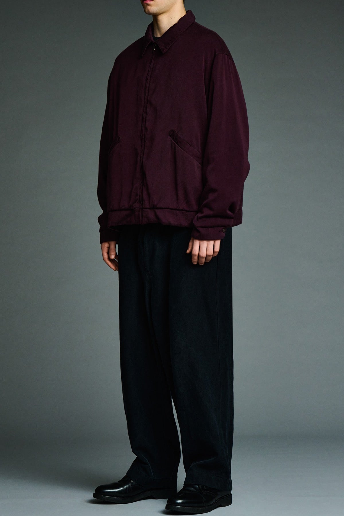 A.presse | Washed Silk Rayon Gabardine Jacket