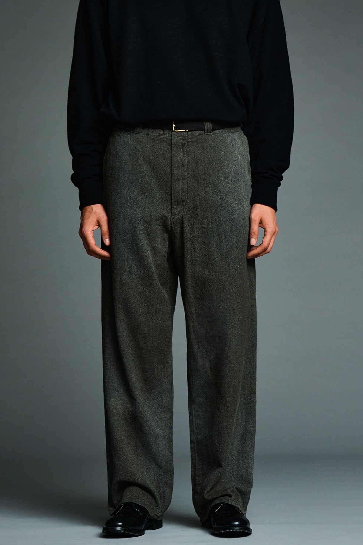 A.presse | Vintage Black Chambray Work Pant