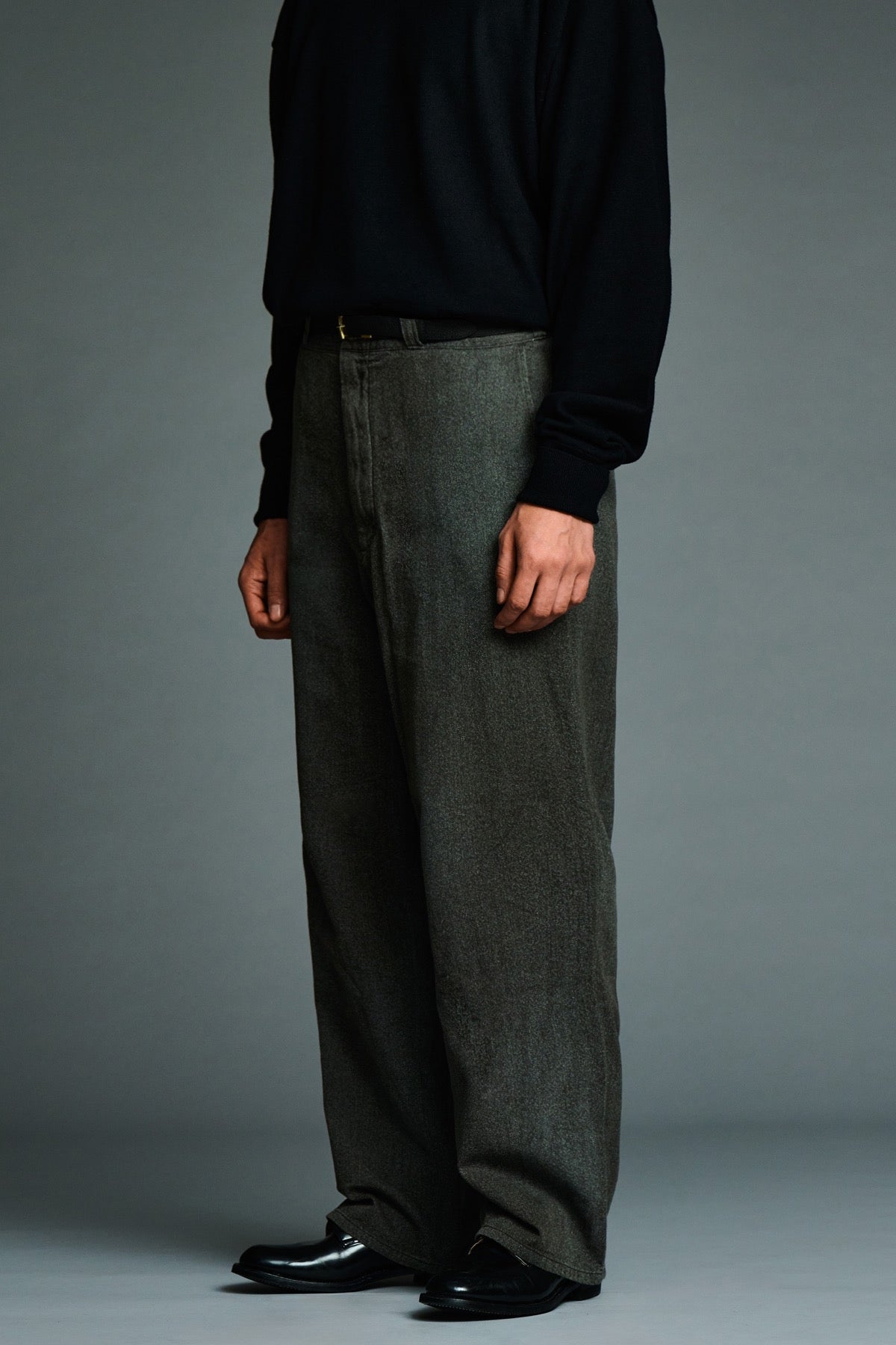 パンツ A.PRESSE Vintage Chambray Work Pants A.presse | Vintage Black Chambray Work Pant