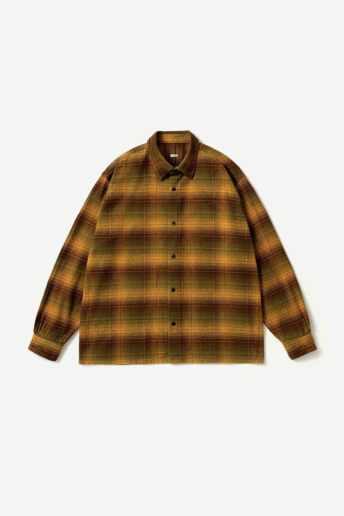 A.presse | Vintage Cotton Silk Nep Twill Check Shirt