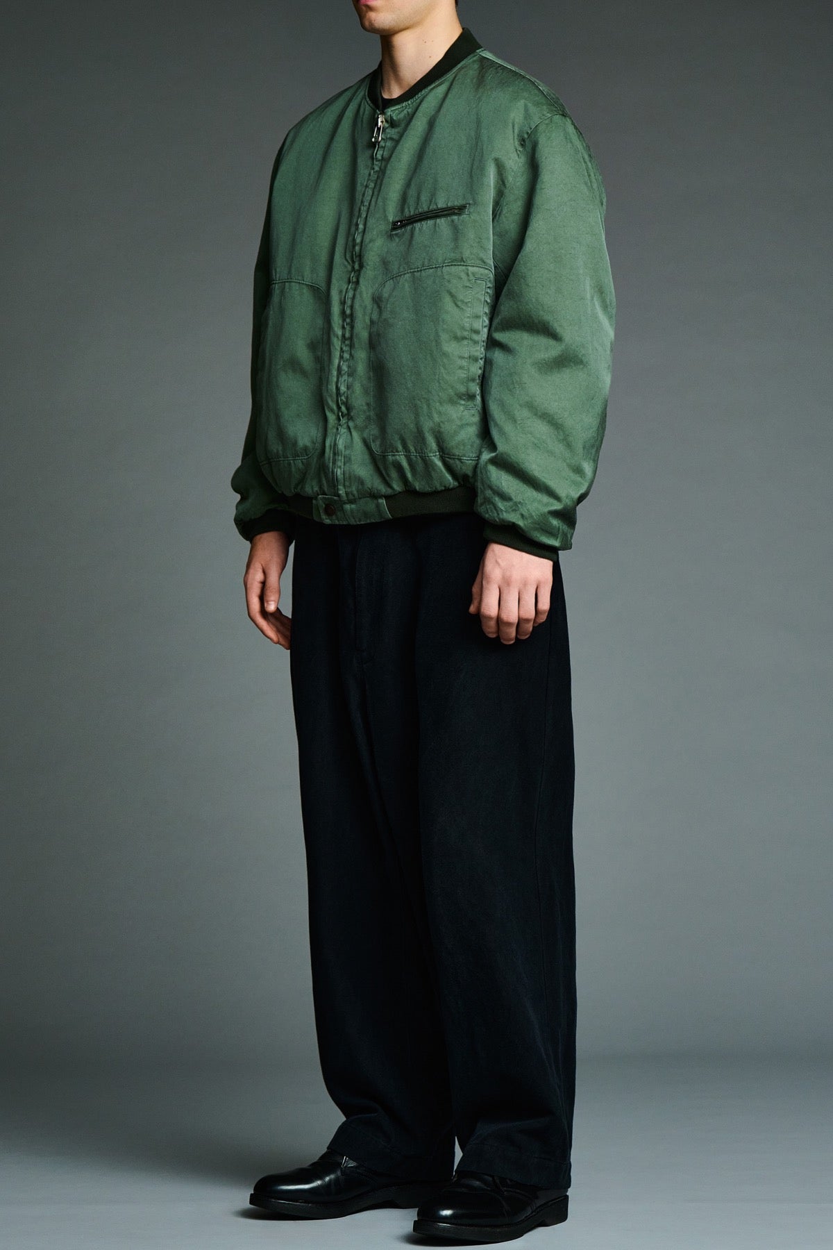 A.presse | Vintage Silk Air Force Jacket