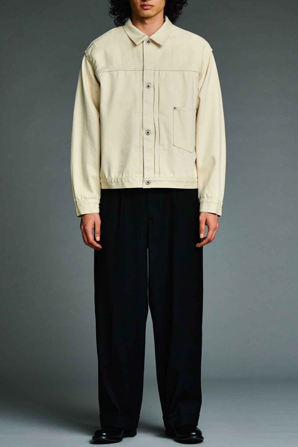 A.presse | Cotton Silk 1st Type Denim Jacket
