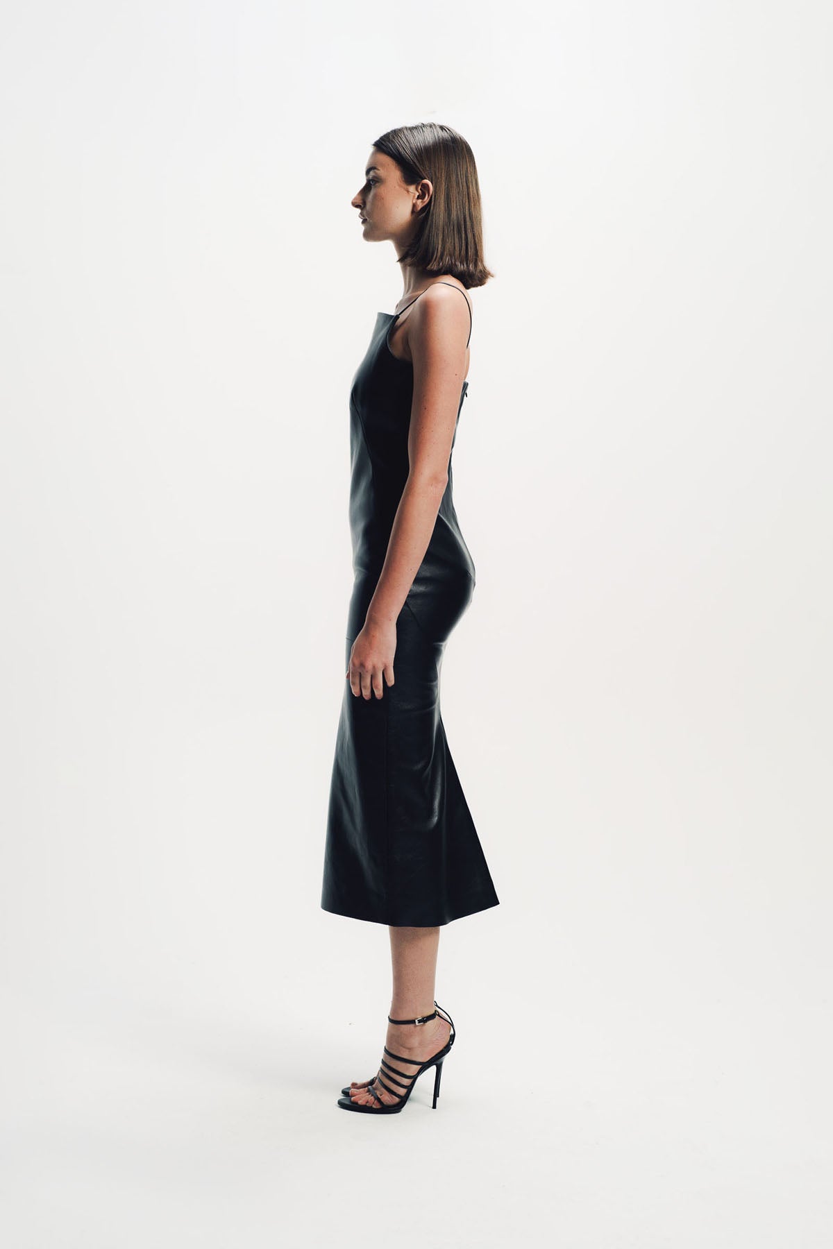 Givenchy | Sliced Midi Leather Dress