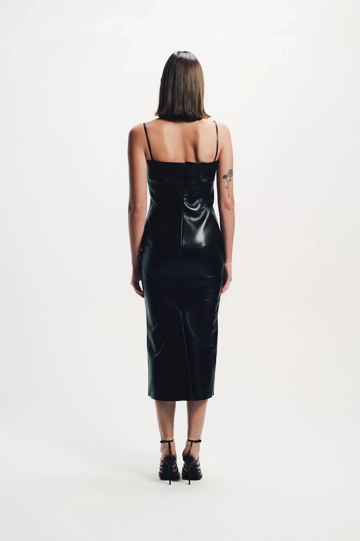 Givenchy | Sliced Midi Leather Dress