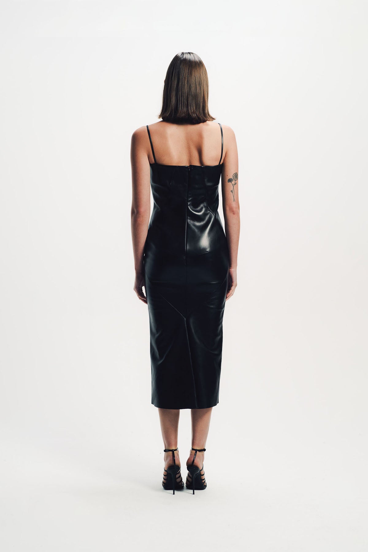 Givenchy | Sliced Midi Leather Dress