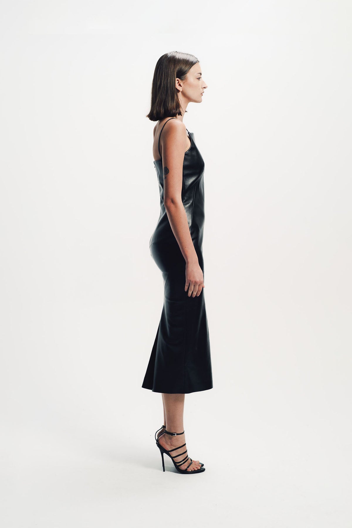 Givenchy | Sliced Midi Leather Dress