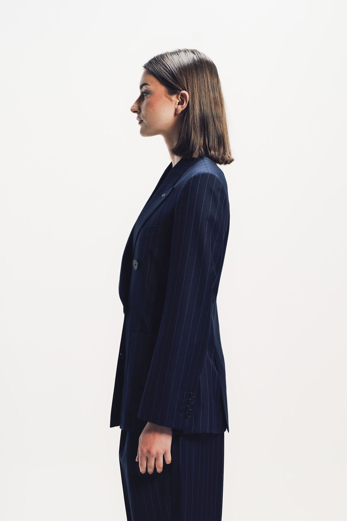 Givenchy | Double-breasted Striped Jacket in Wool