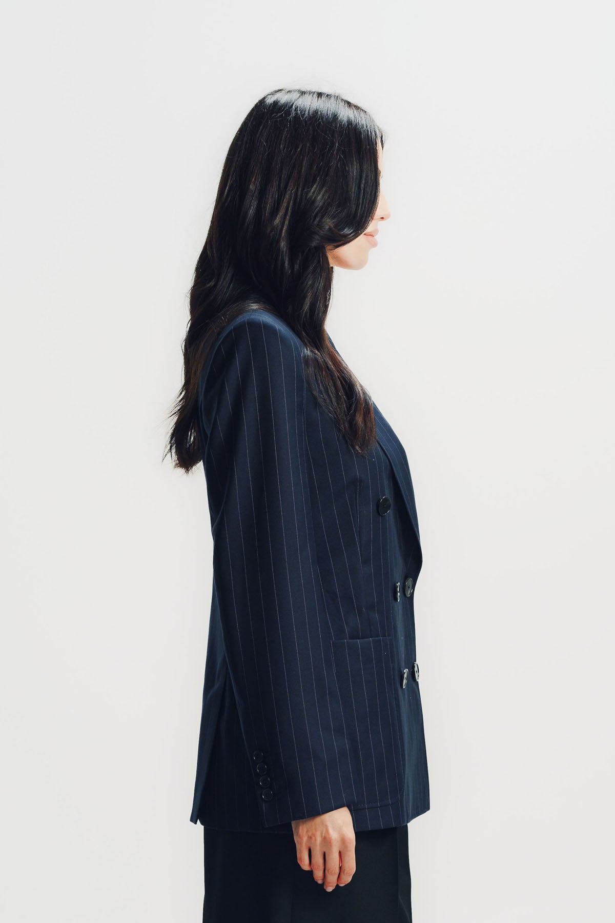 Givenchy | Double-breasted Striped Jacket in Wool