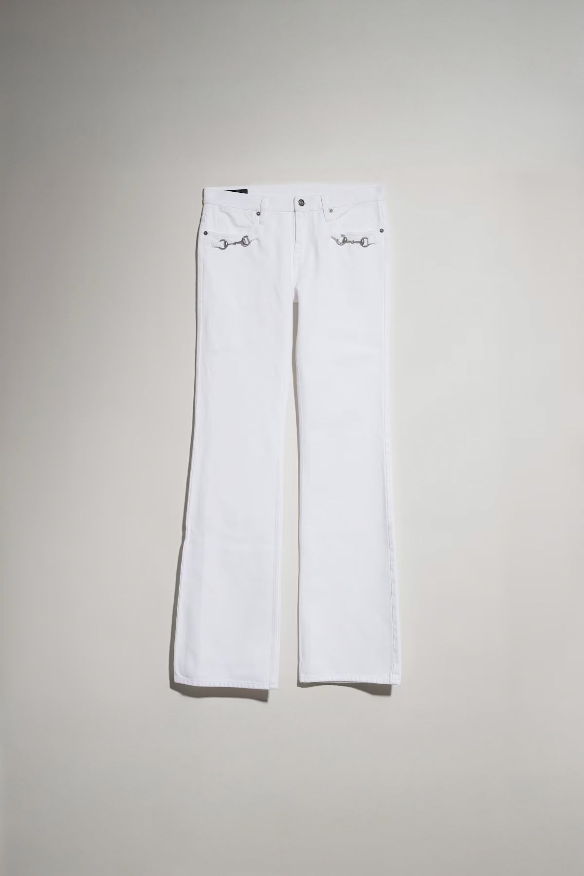 GUCCI | Cotton denim pants with Horsebit
