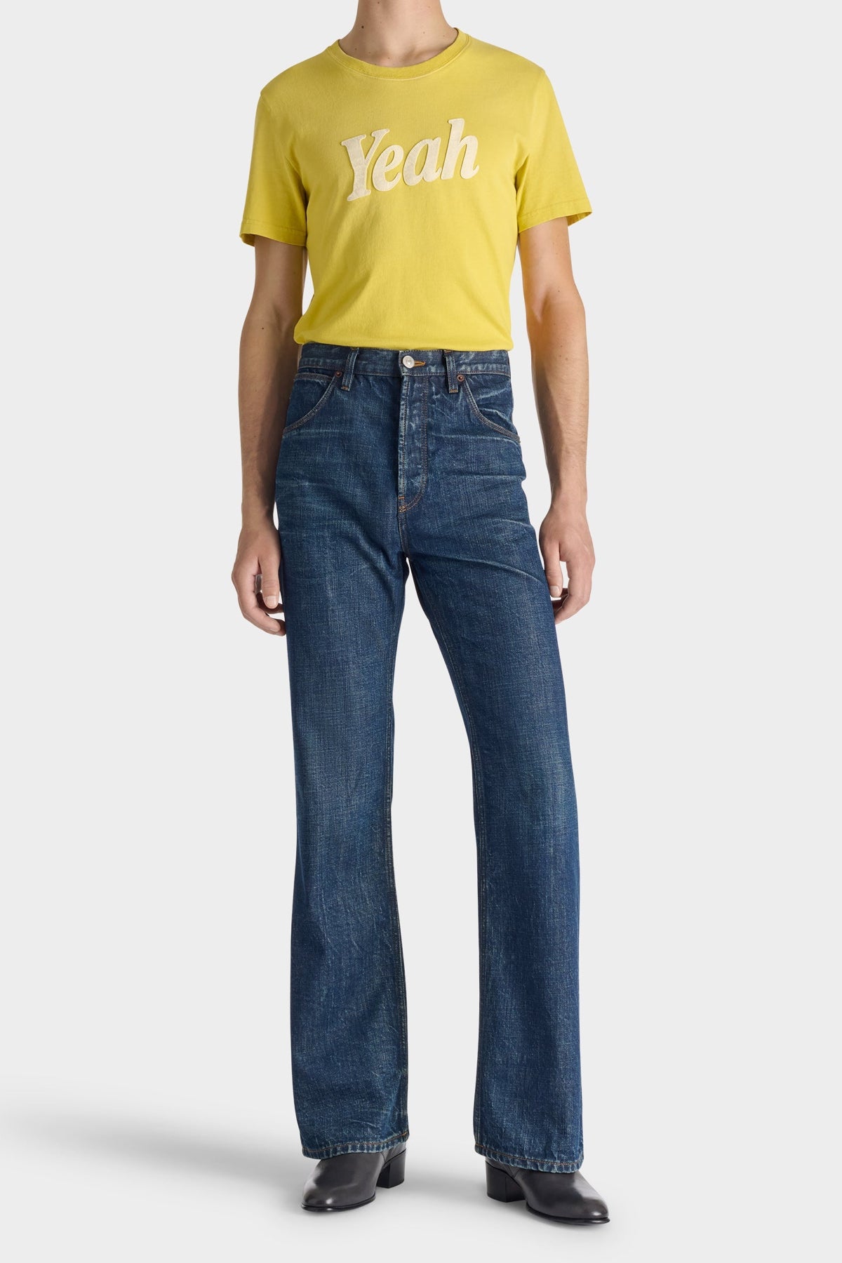 HUSBANDS | Graphic T-Shirt In Sunflower Cotton Jersey