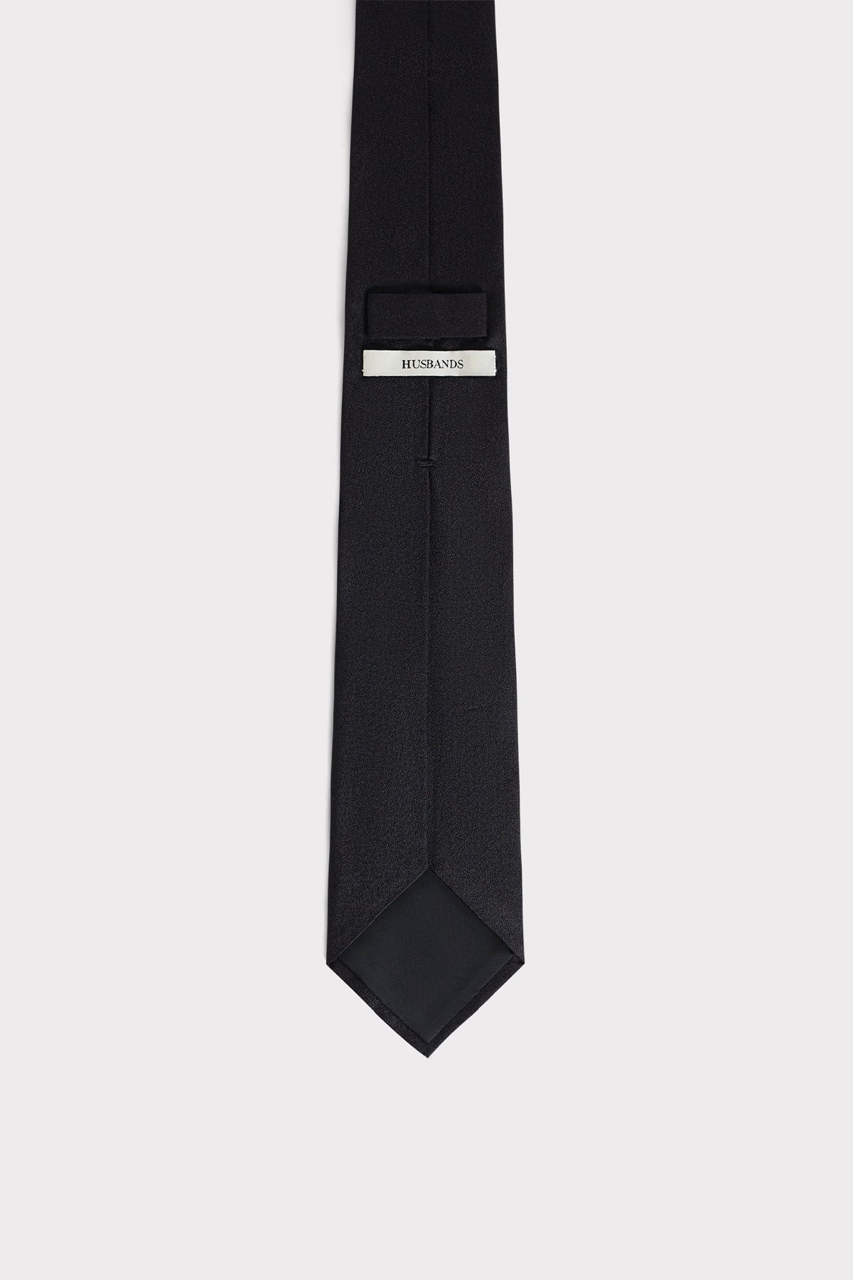 HUSBANDS | Tie In Black Silk Sable