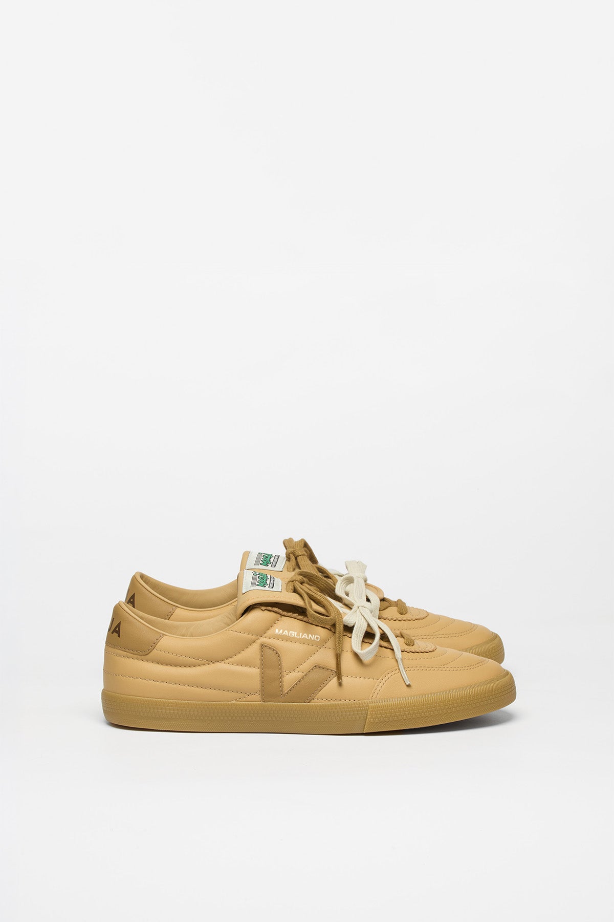 VEJA x Magliano | Panenka Leather Sneakers in Taffy
