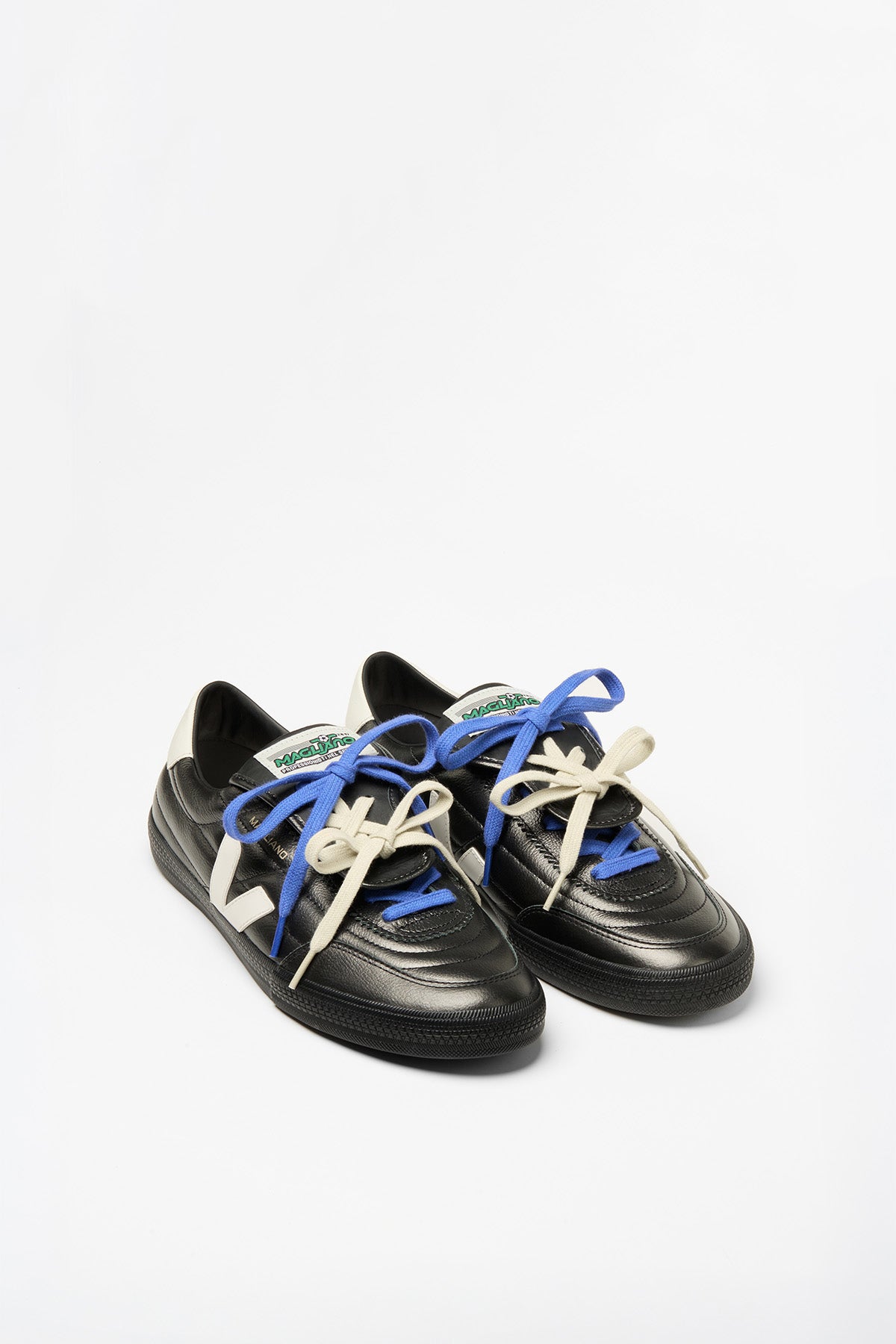 VEJA x Magliano | Panenka Leather Sneakers in Titanium