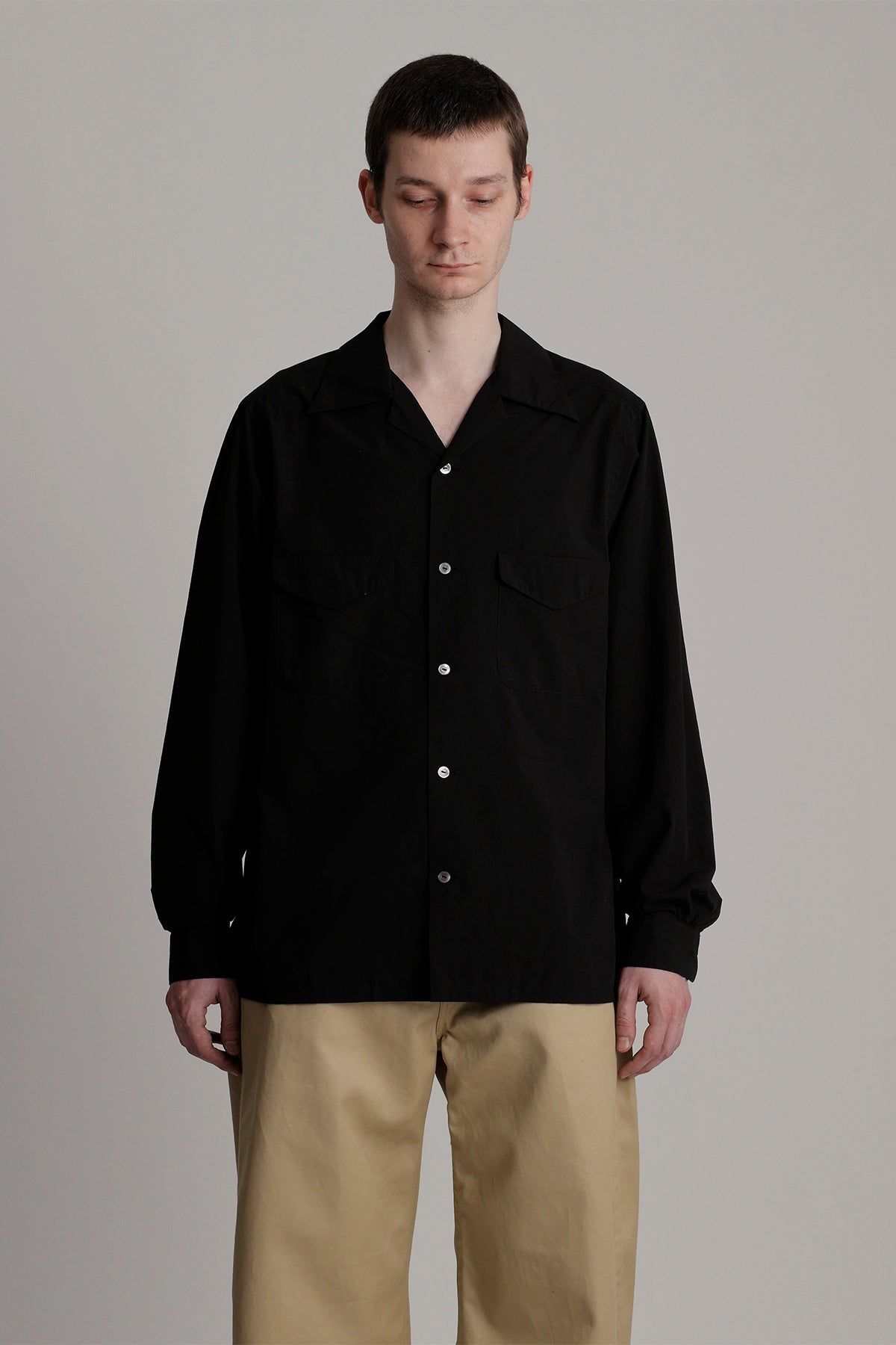 TAIGA TAKAHASHI | Lot.101 Open Collar Shirt