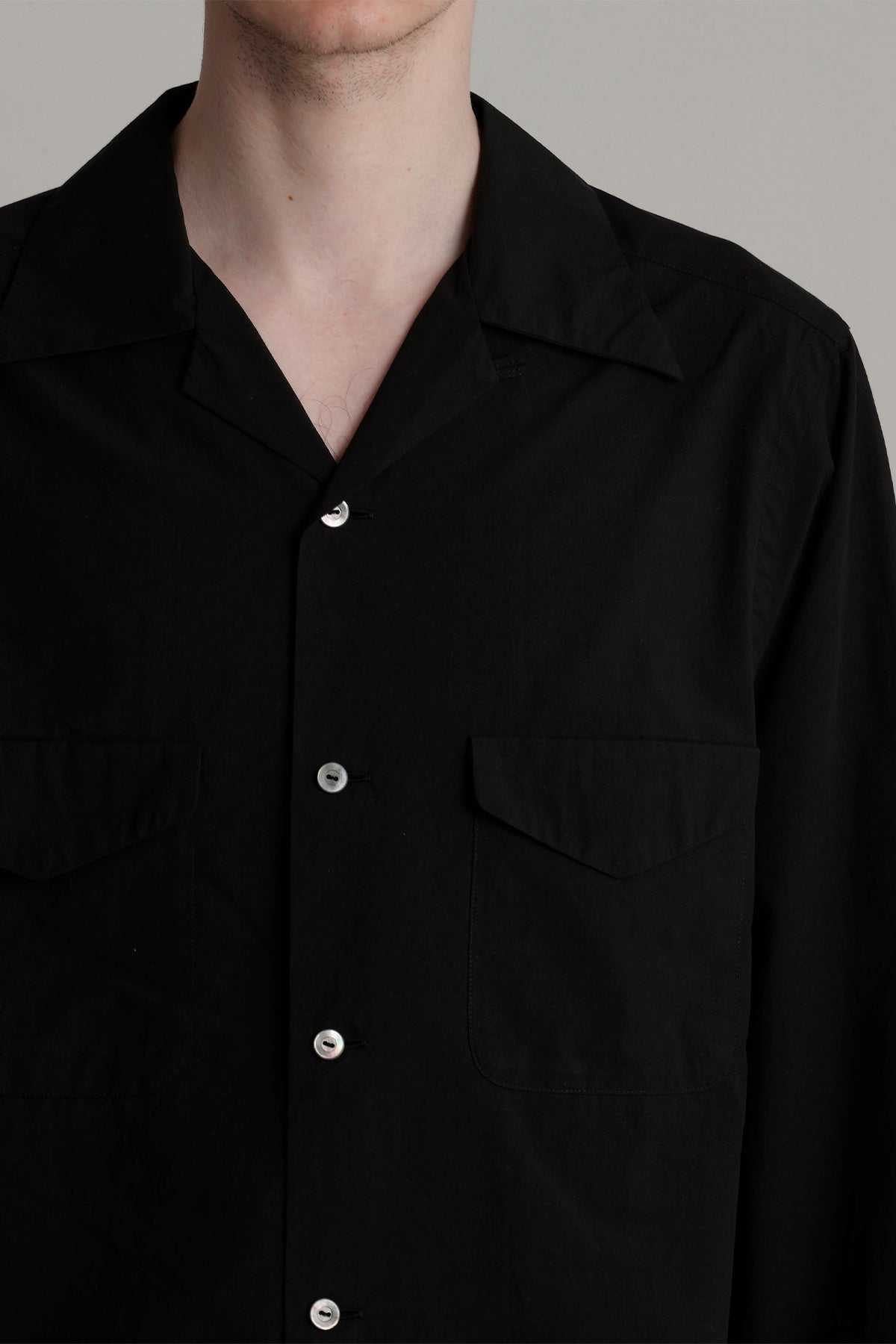 TAIGA TAKAHASHI | Lot.101 Open Collar Shirt