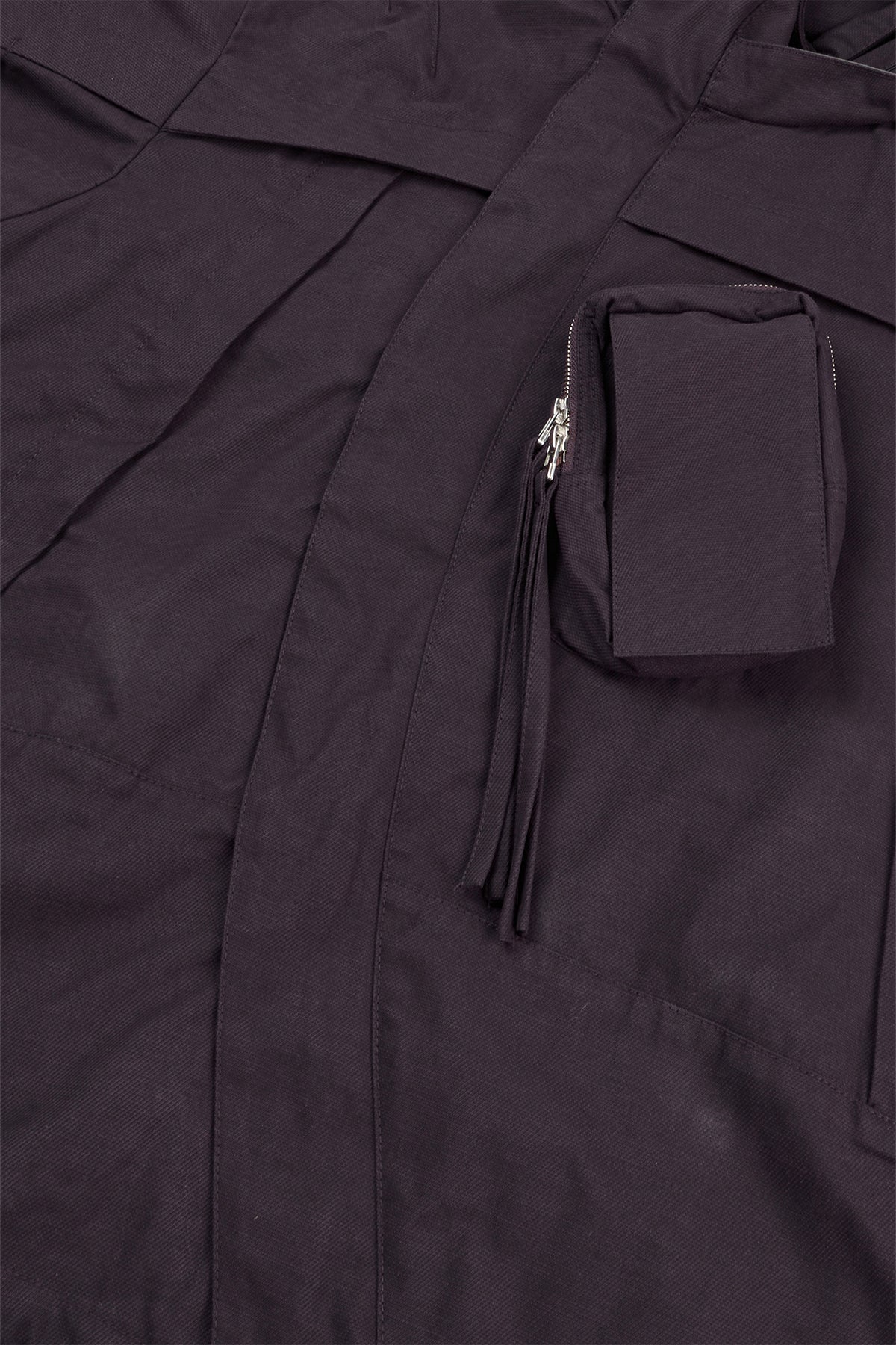 FFFPOSTALSERVICE | MK3 Curved Zip Jacket in Wine