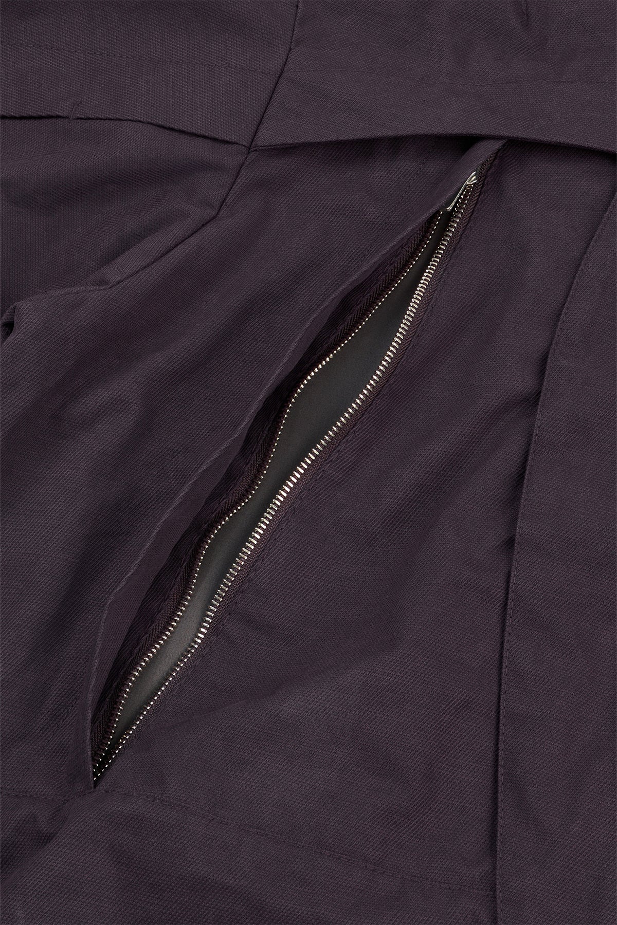 FFFPOSTALSERVICE | MK3 Curved Zip Jacket in Wine
